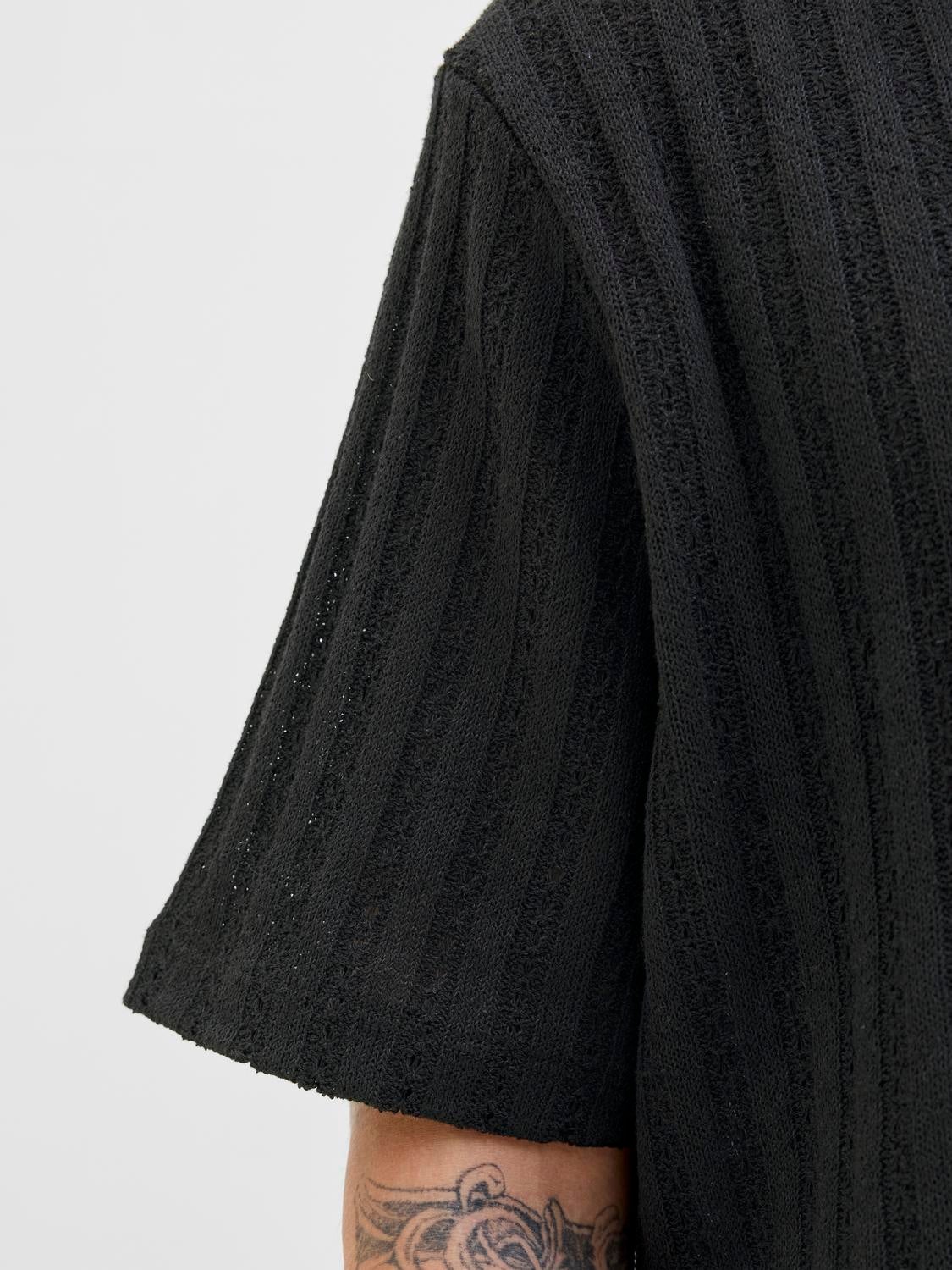 トップス Let loose HALF ZIP KNIT POLO 0440882211178_02b