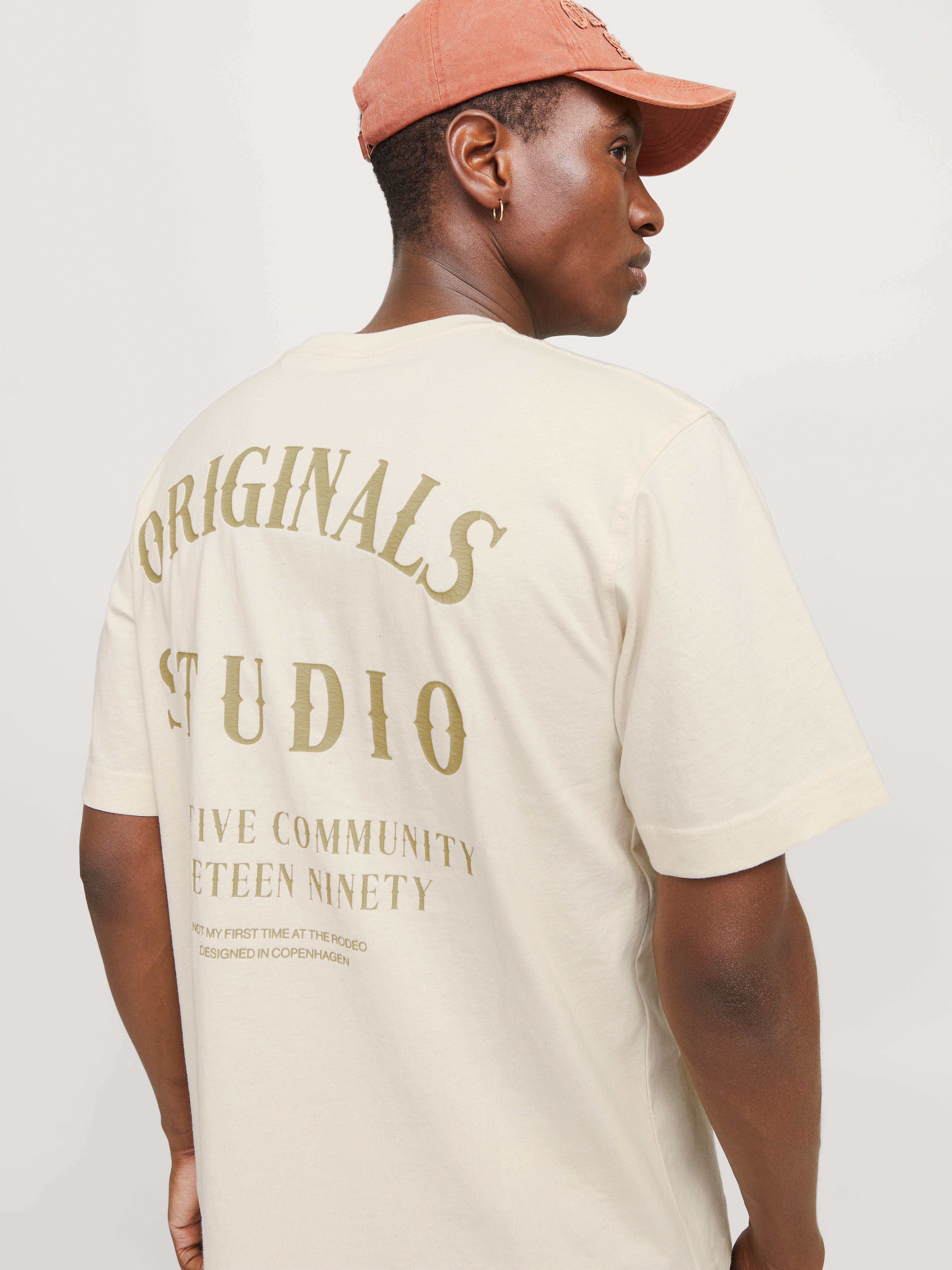 Loose Fit Graphic T-Shirt | Light Rose | Jack & Jones®
