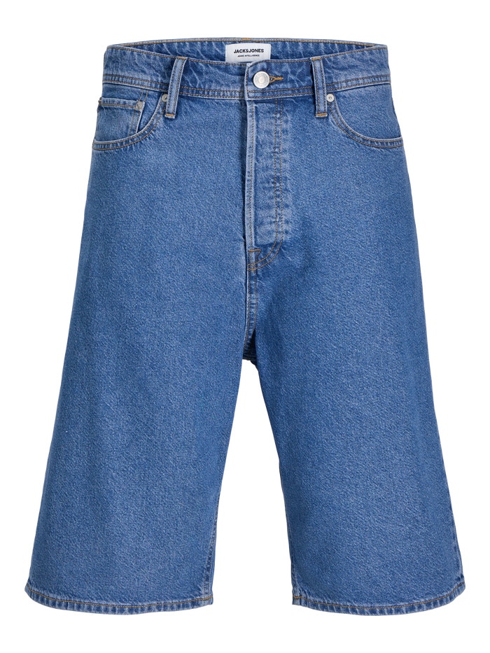 Ron 730 Baggy Fit Shorts | Medium Blue | Jack & Jones® Ron 730 Baggy Fit Shorts | Medium Blue | Jack & Jones®