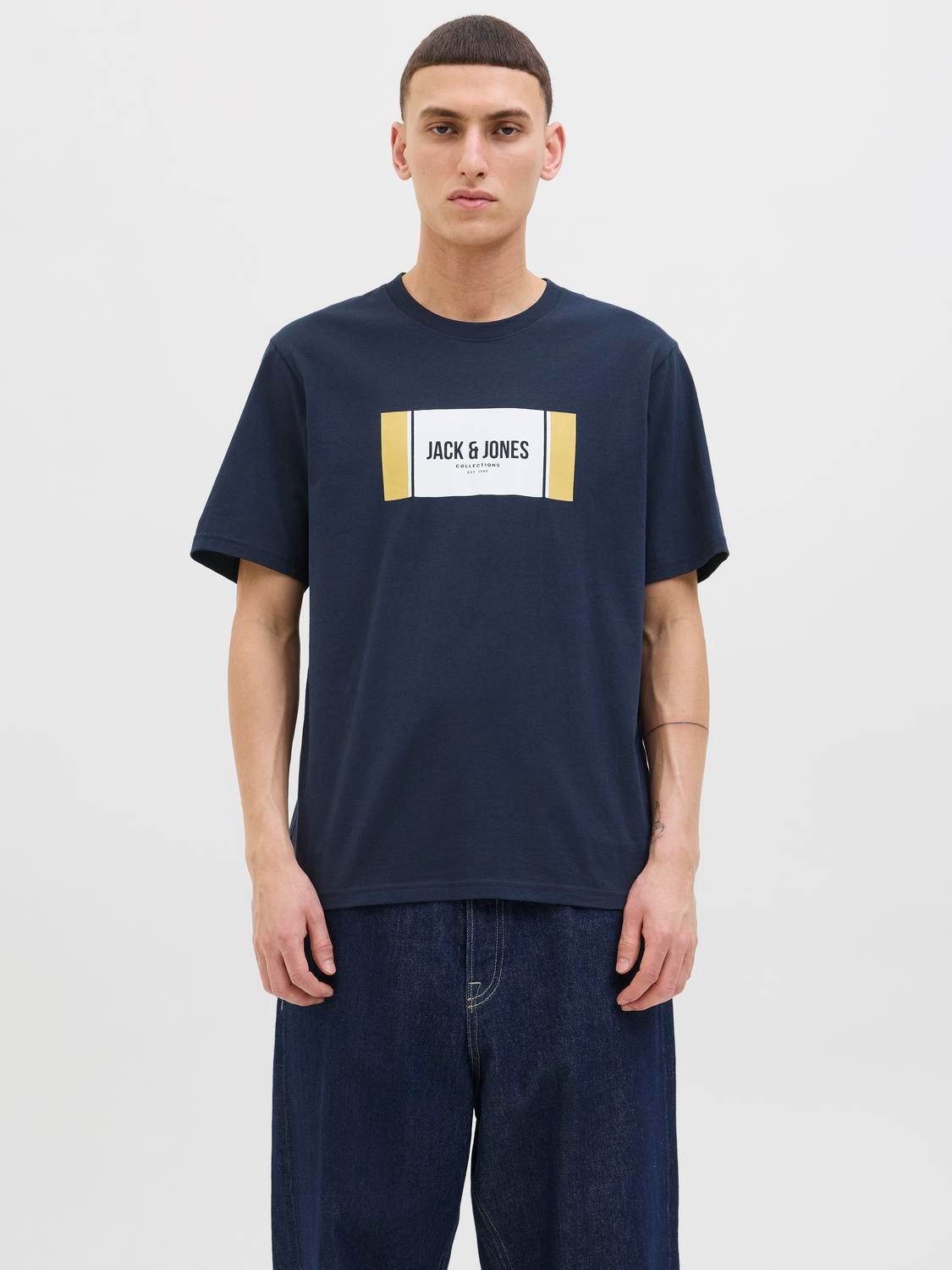 Regular Fit T-Shirt | Dark Blue | Jack & Jones®