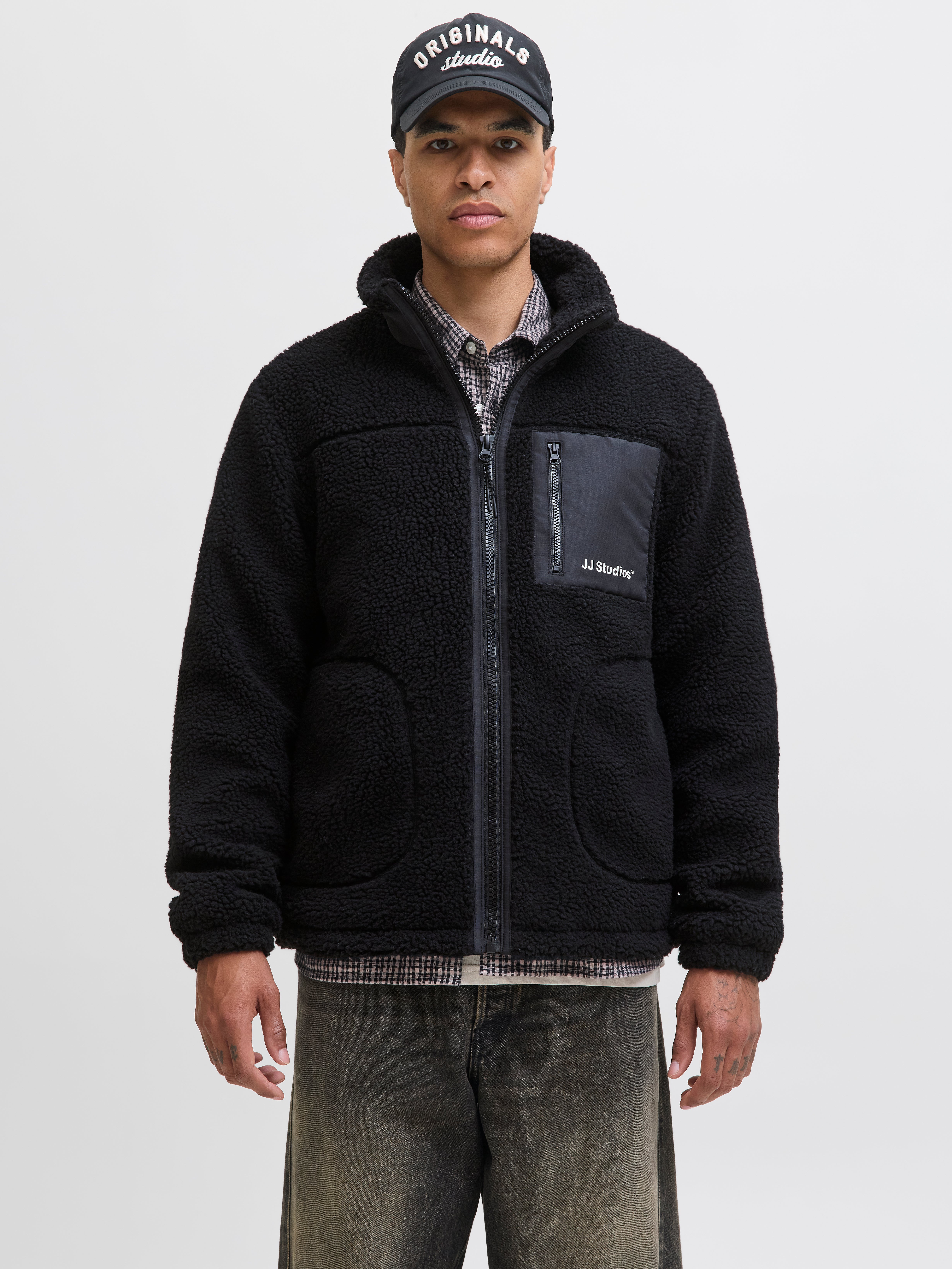 ジャケット・アウター ORIGINAL BUTTON COLLARLESS KNIT JACKET ウールジャケット WOOL COLLARLESS JACKET／Jackman（ジャック