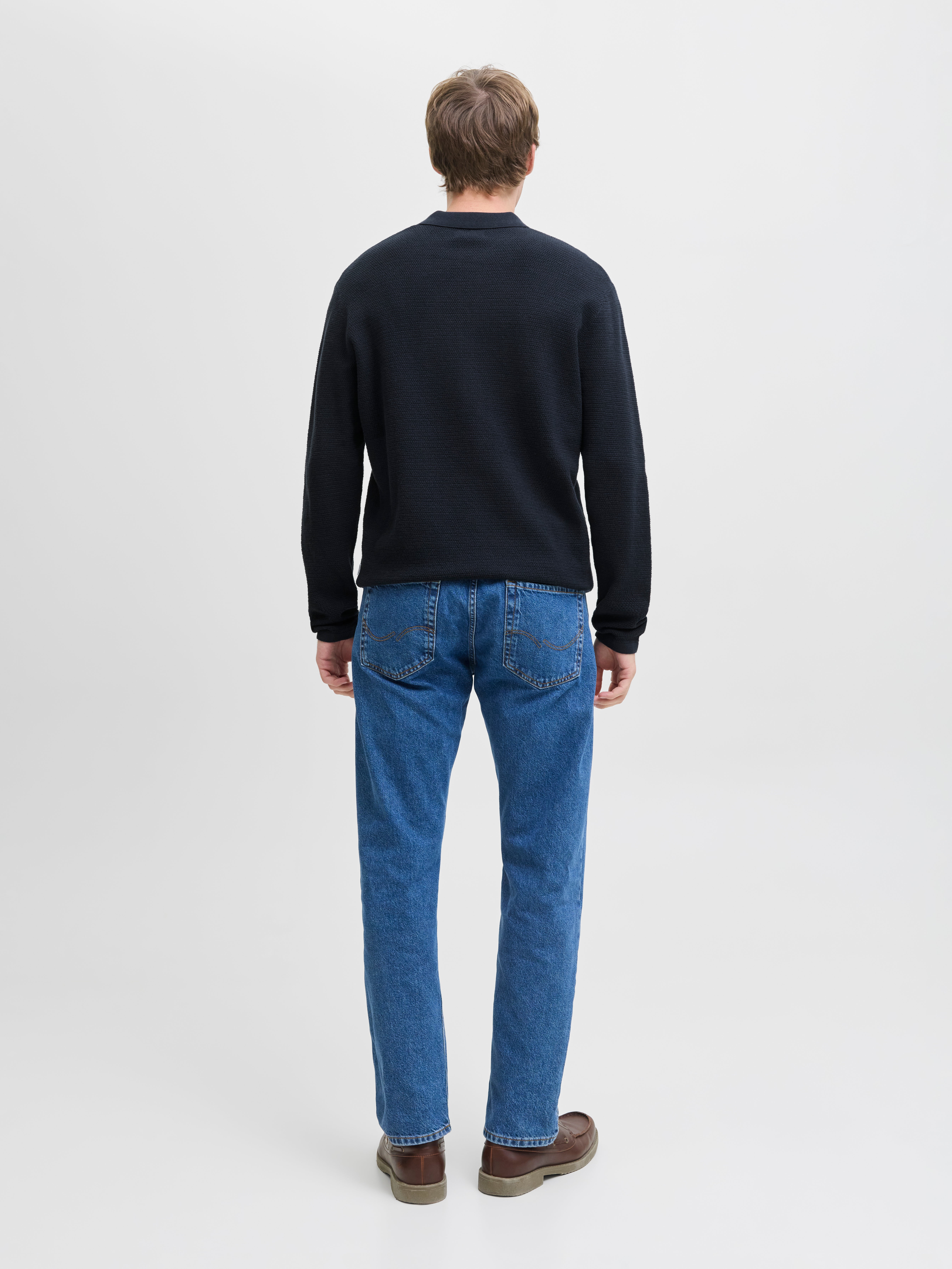 Relaxed Fit Knitted Polo-Shirt | Jack & Jones