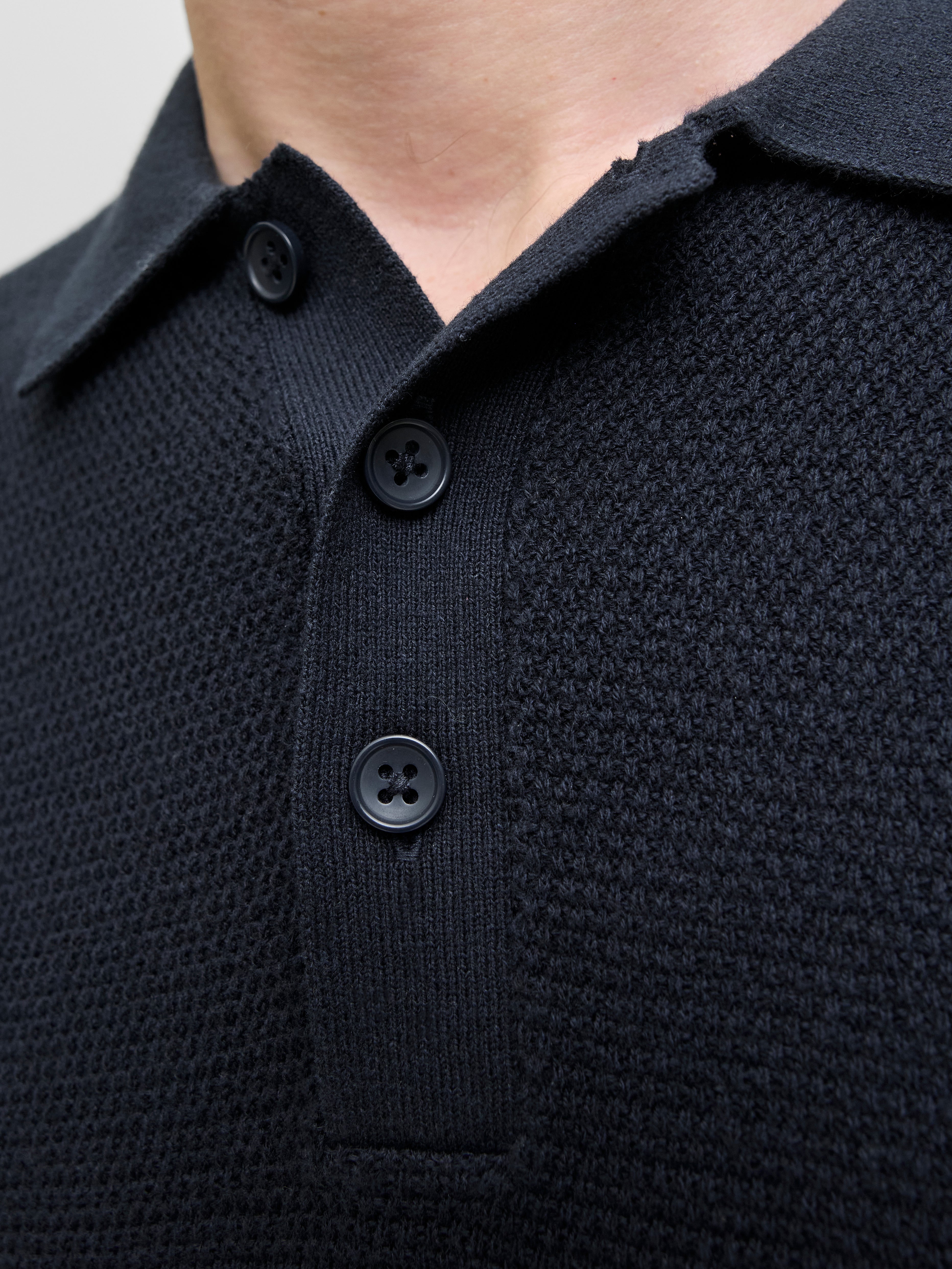 Relaxed Fit Knitted Polo-Shirt | Jack & Jones