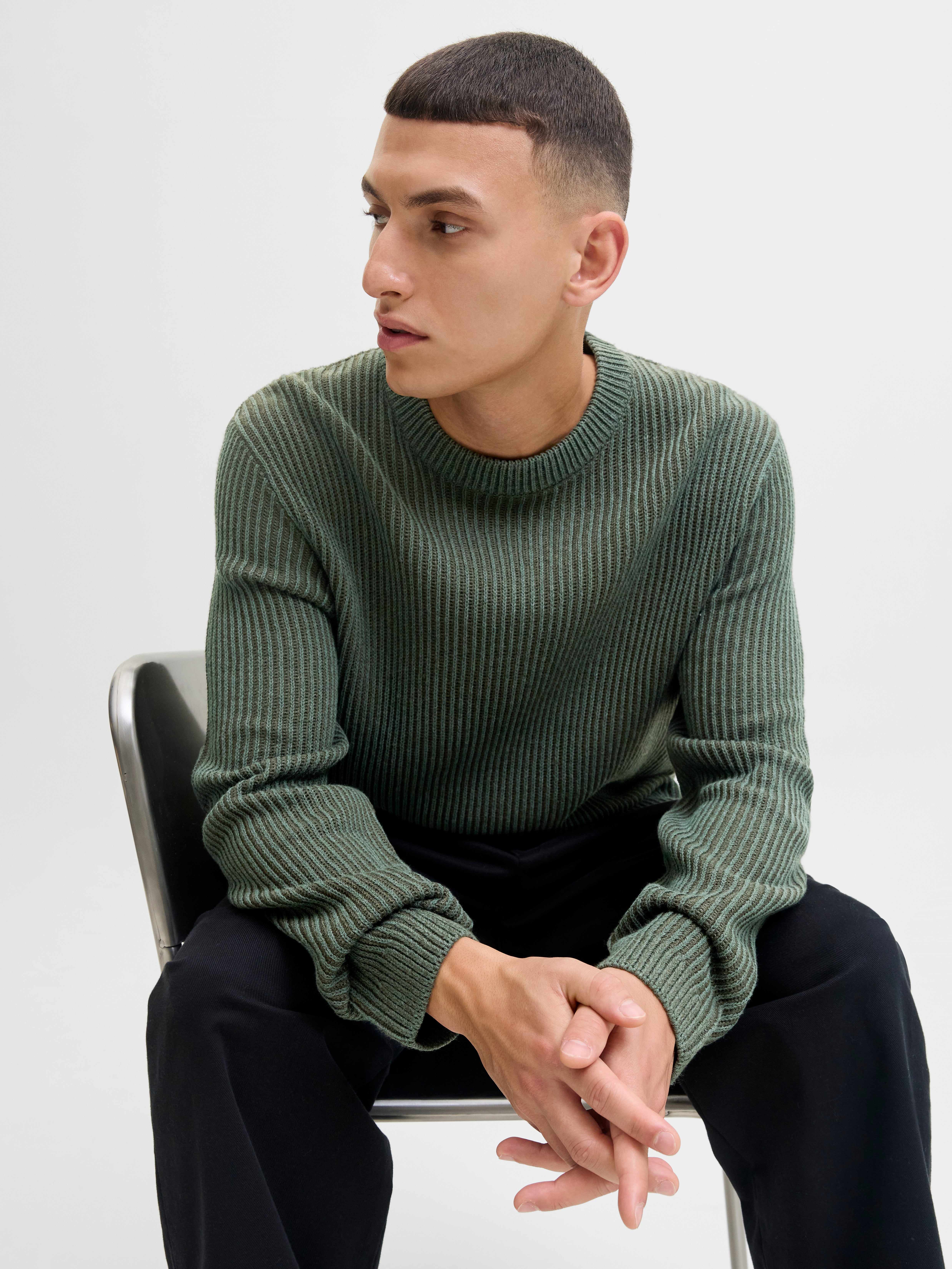 Regular Fit Sweater | Dark Green | Jack & Jones®