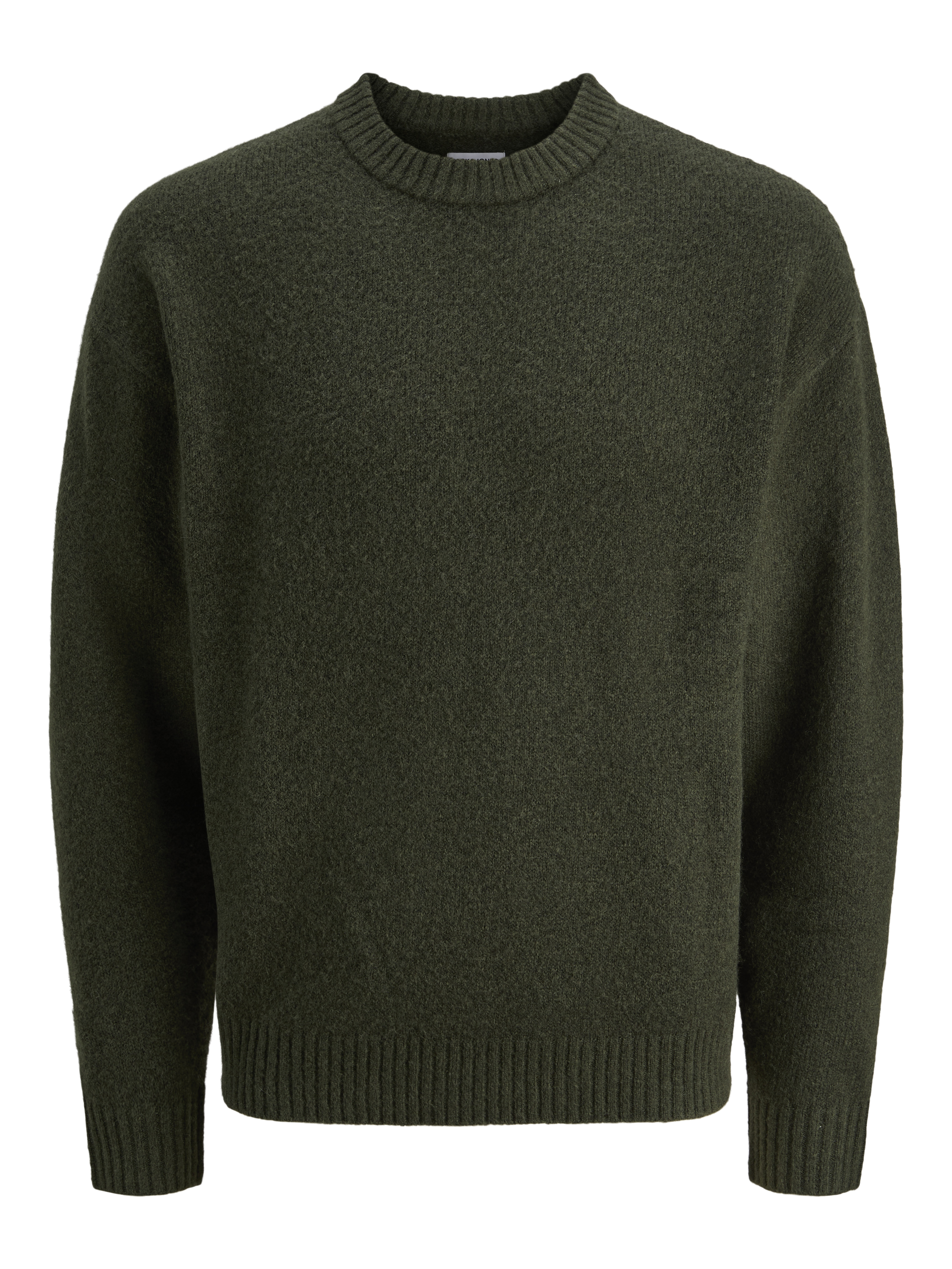 Relaxed Fit Sweater | Dark Green | Jack & Jones®