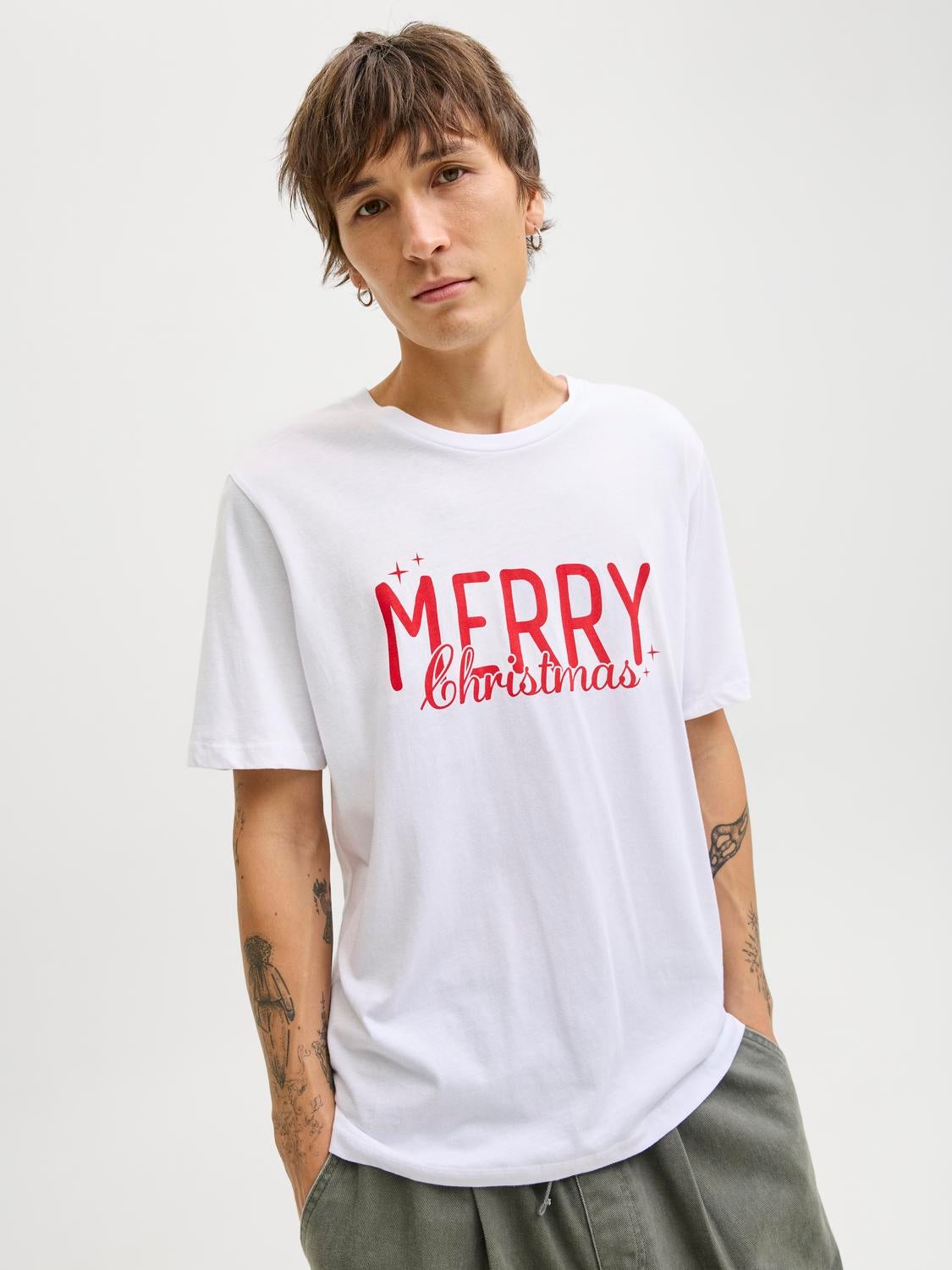 Regular Fit Christmas T-Shirt | Jack & Jones