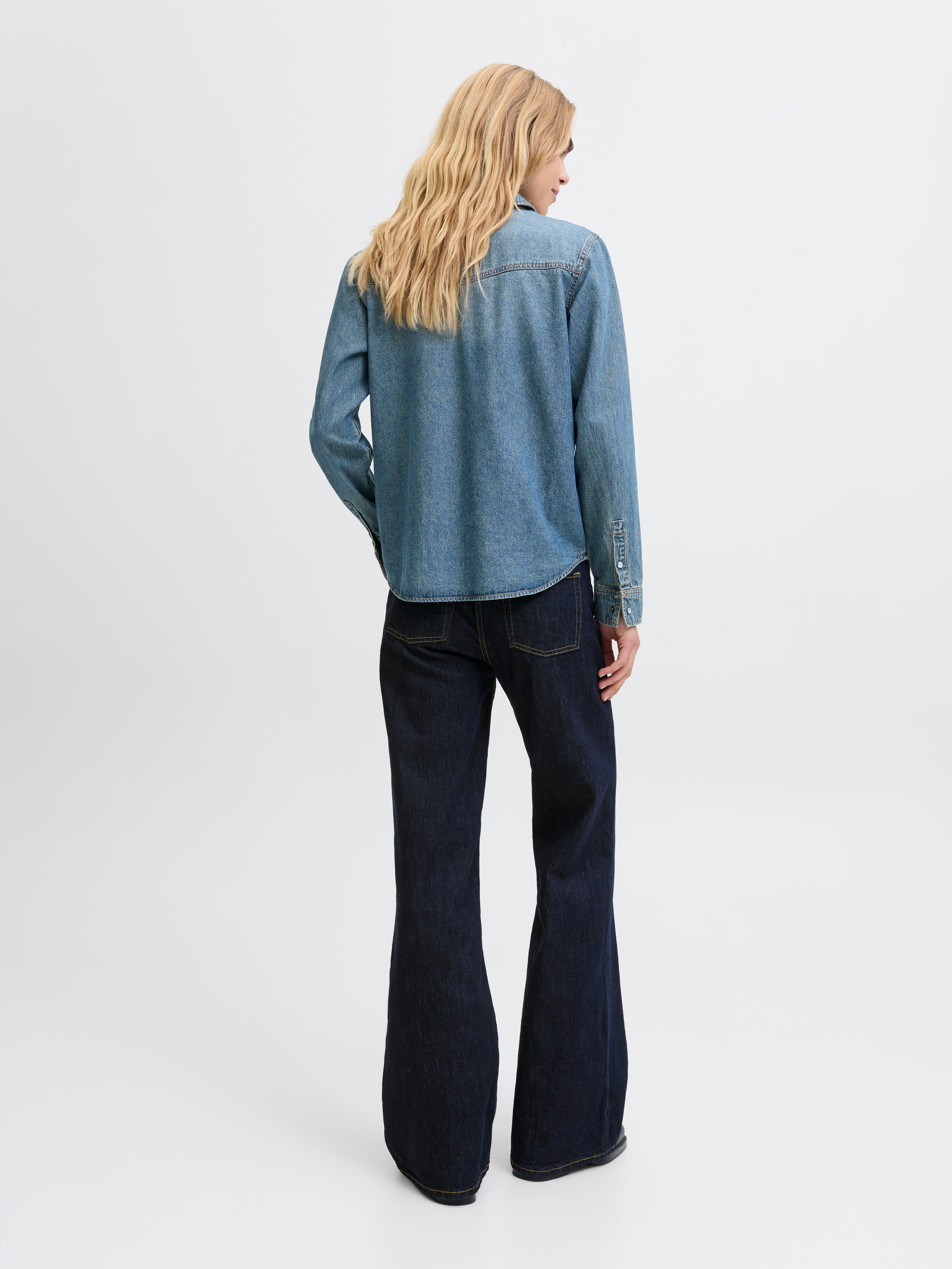 Jean à taille mi-haute et jambe évasée ROME | Jack & Jones