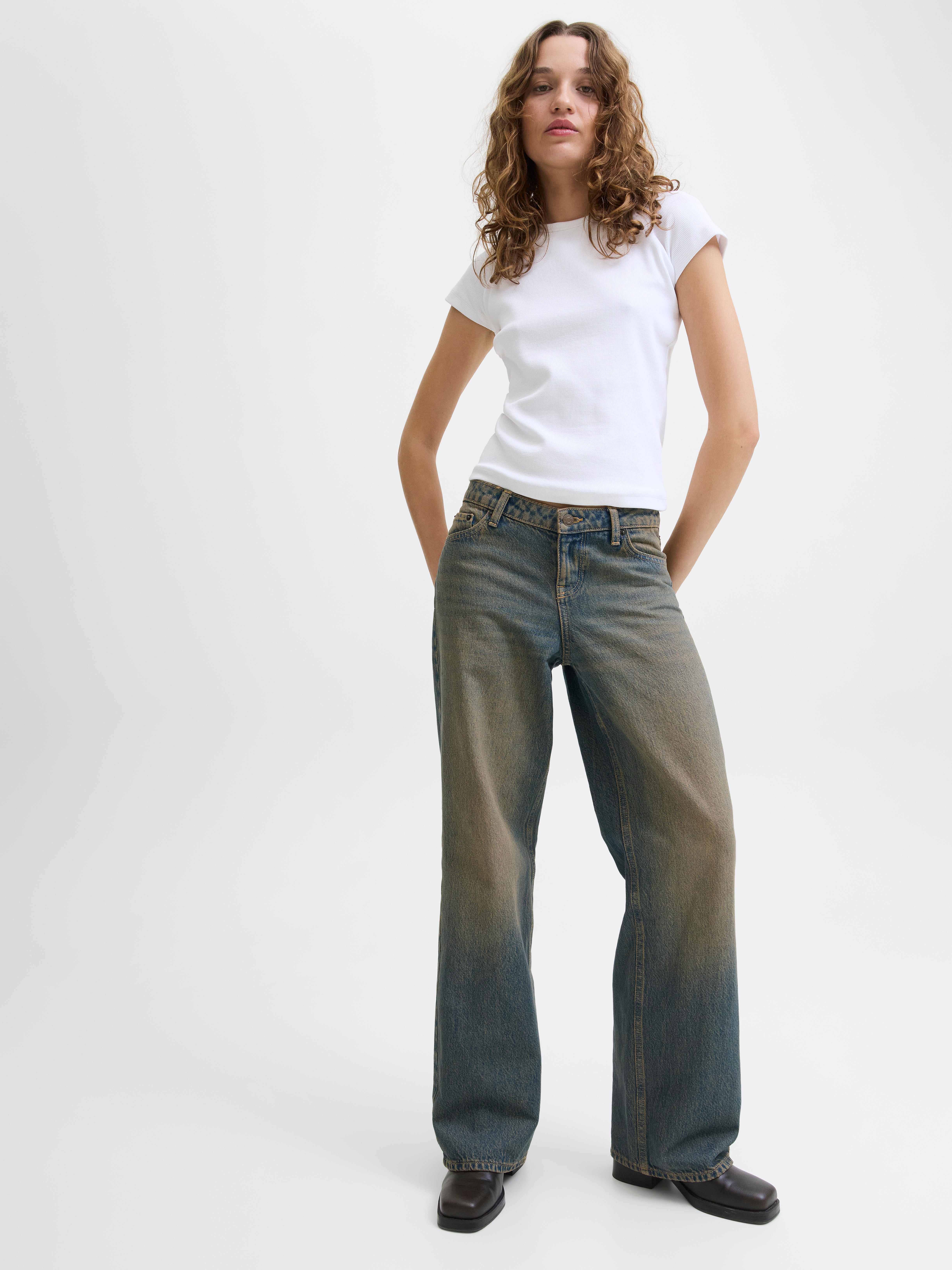 Jean à taille basse et jambe ample PALERMO | Jack & Jones®