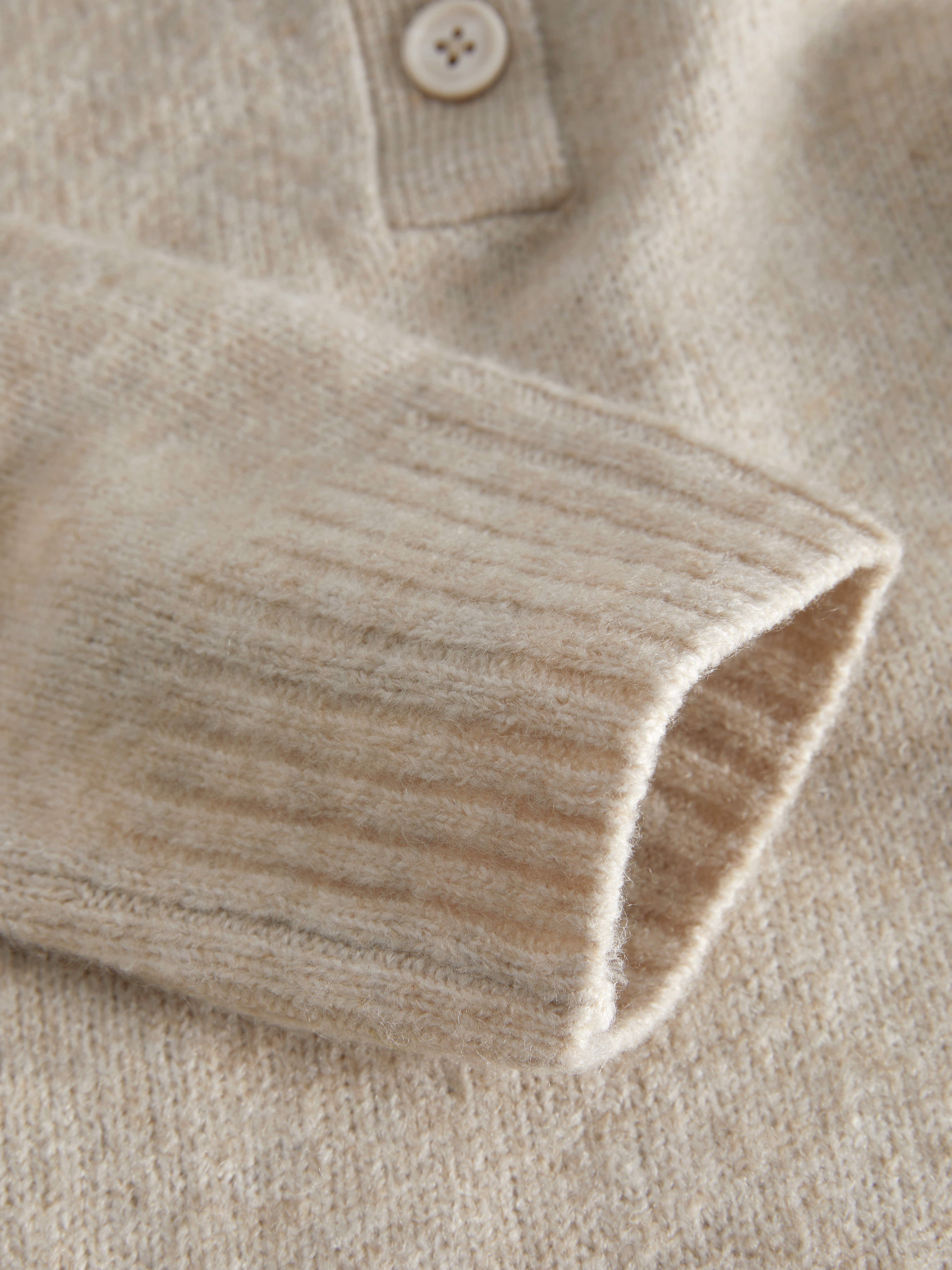 Loose Fit Polo Ribbed cuffs Knitted Polo-Shirt | Jack & Jones®