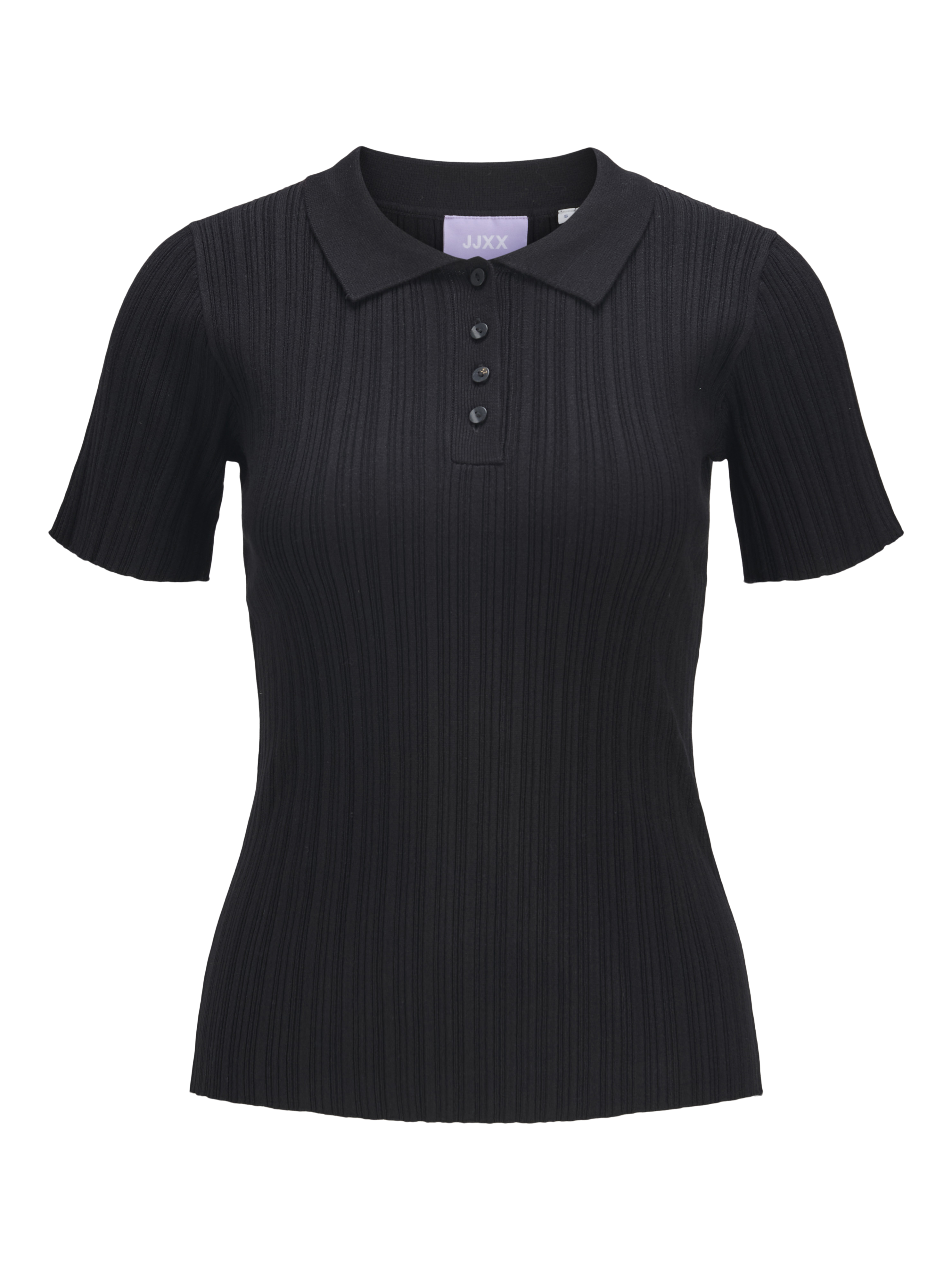 トップス OLDJOE&CO Linen Black Knit polo OLDJOE&CO Linen Black Knit polo
