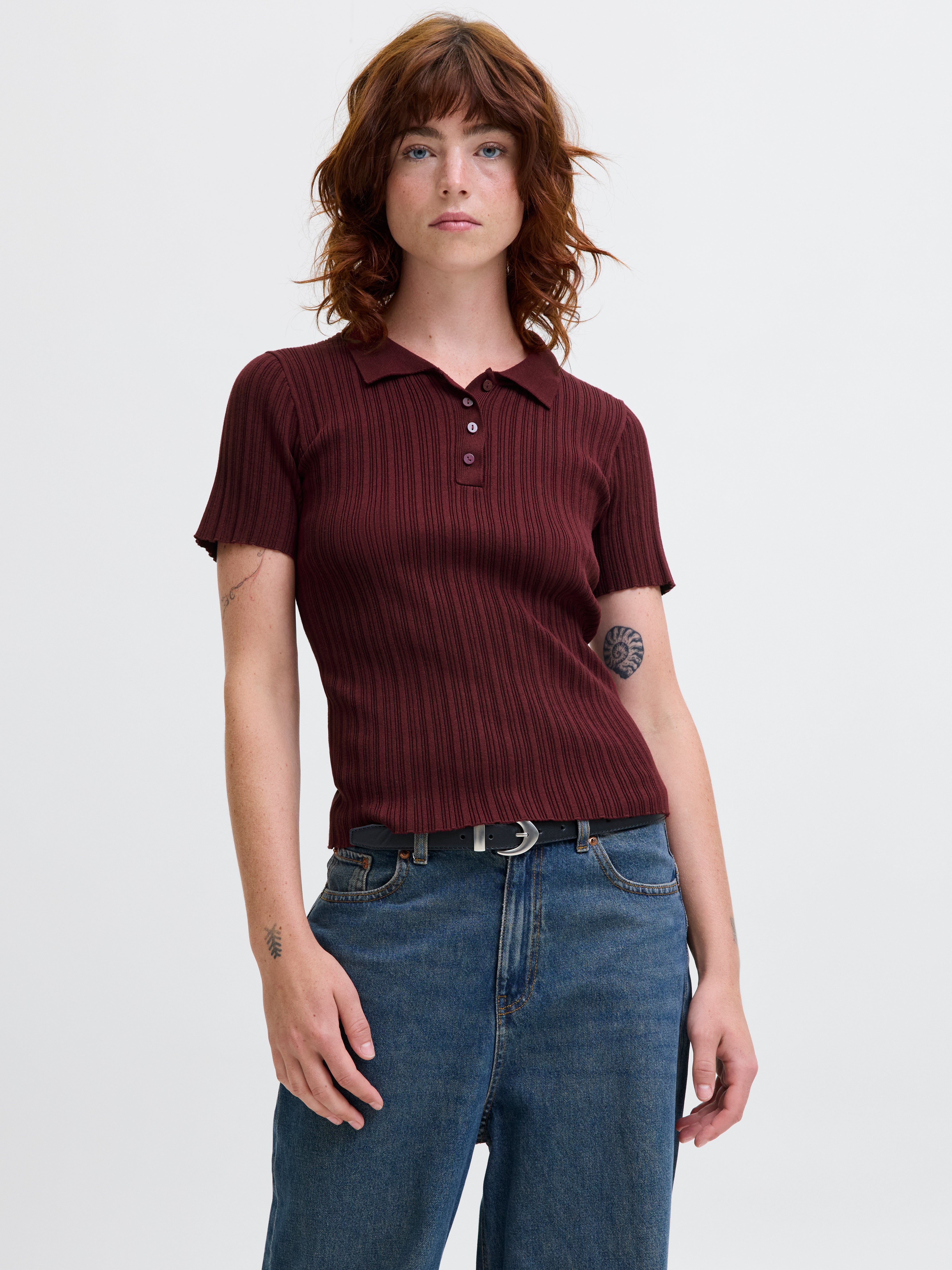 Stretch Fit Polo Sweater | Jack & Jones®