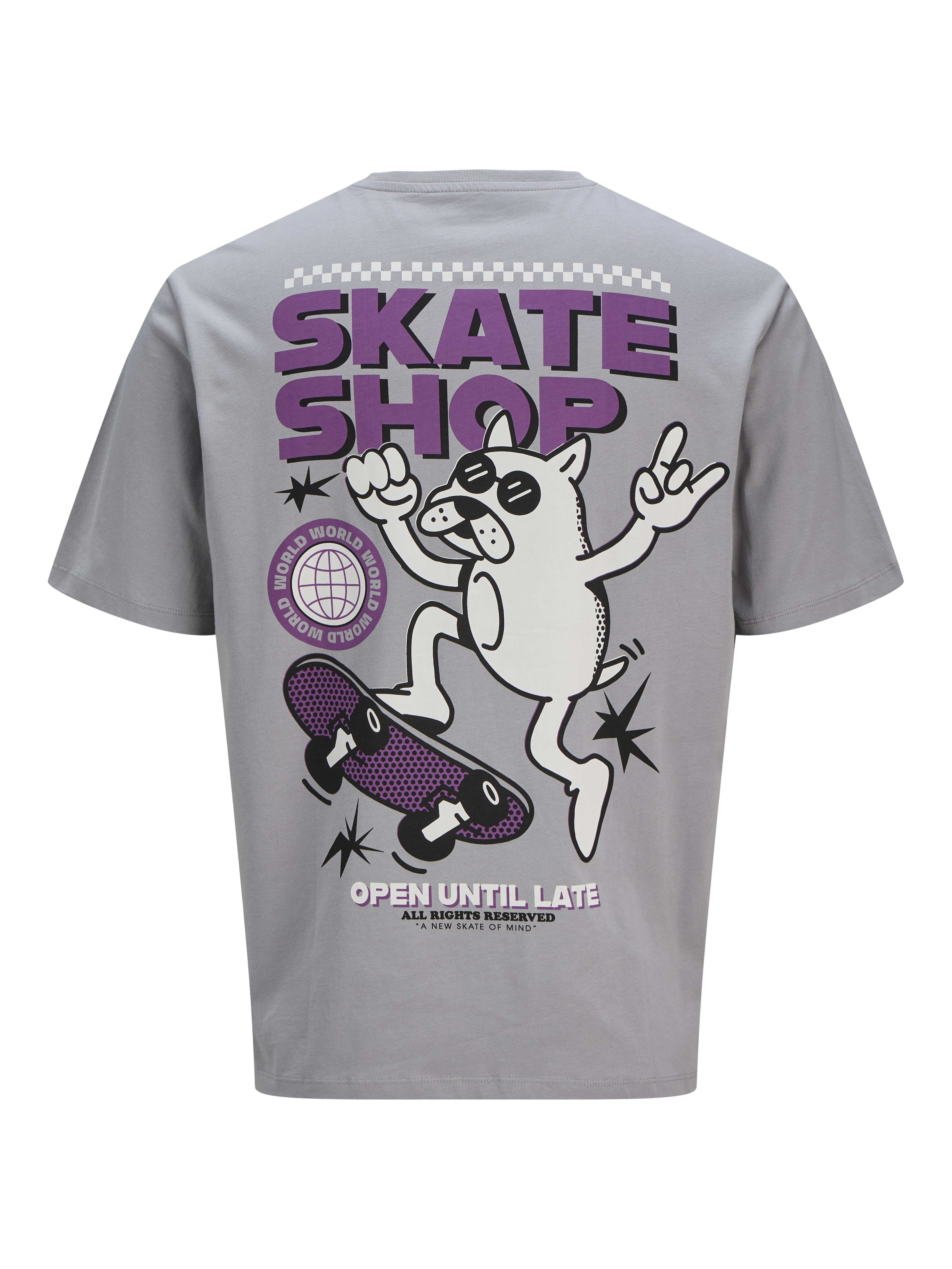 Relaxed Fit Graphic T-Shirt | Medium Grey | Jack & Jones®