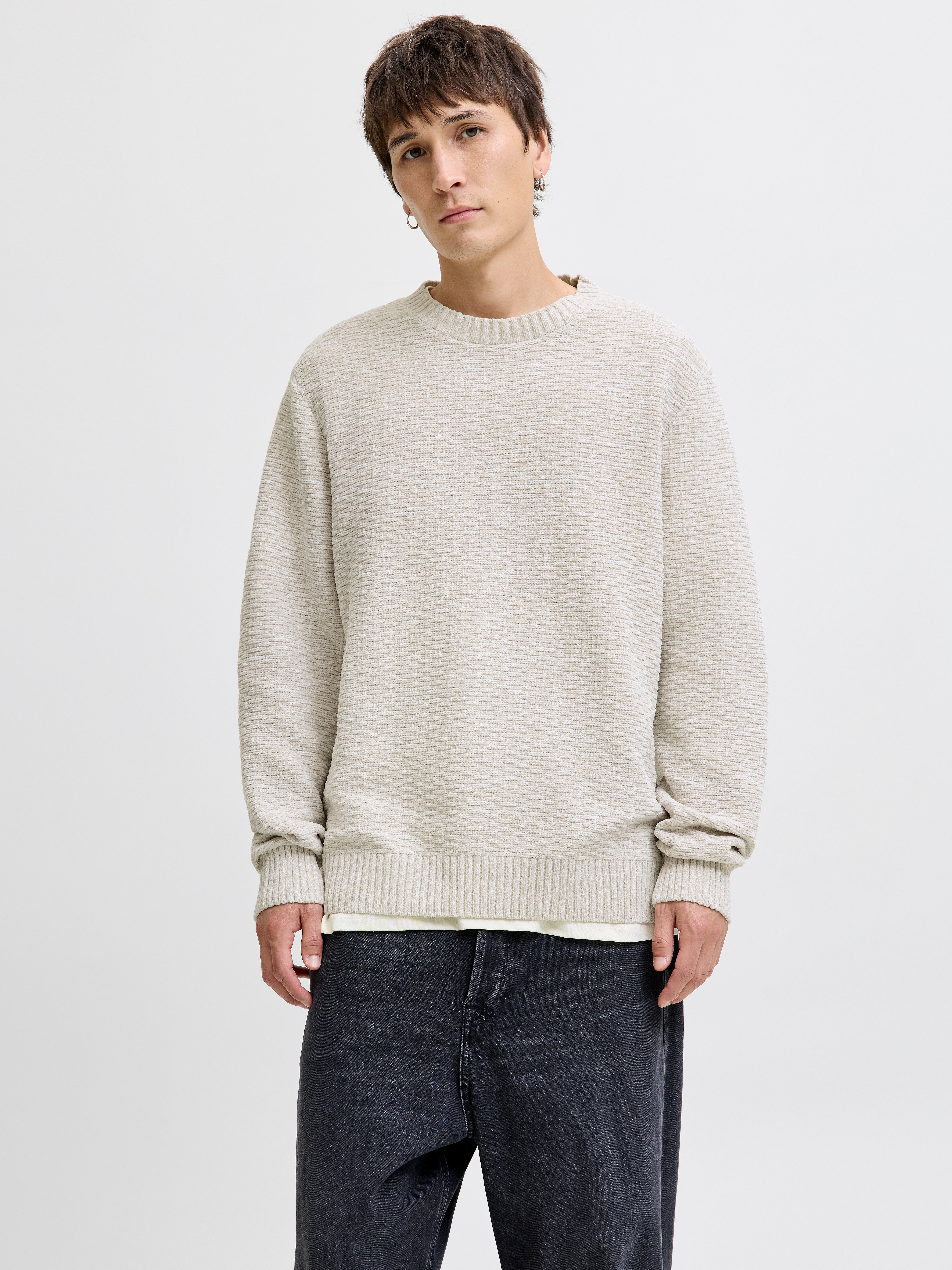 パーカー・フーディ FEDELI Men Sweater 7UI06116 0011 BROWN Fedeli - Mushroom Brown 140's Wool Quarter Zip Pullover