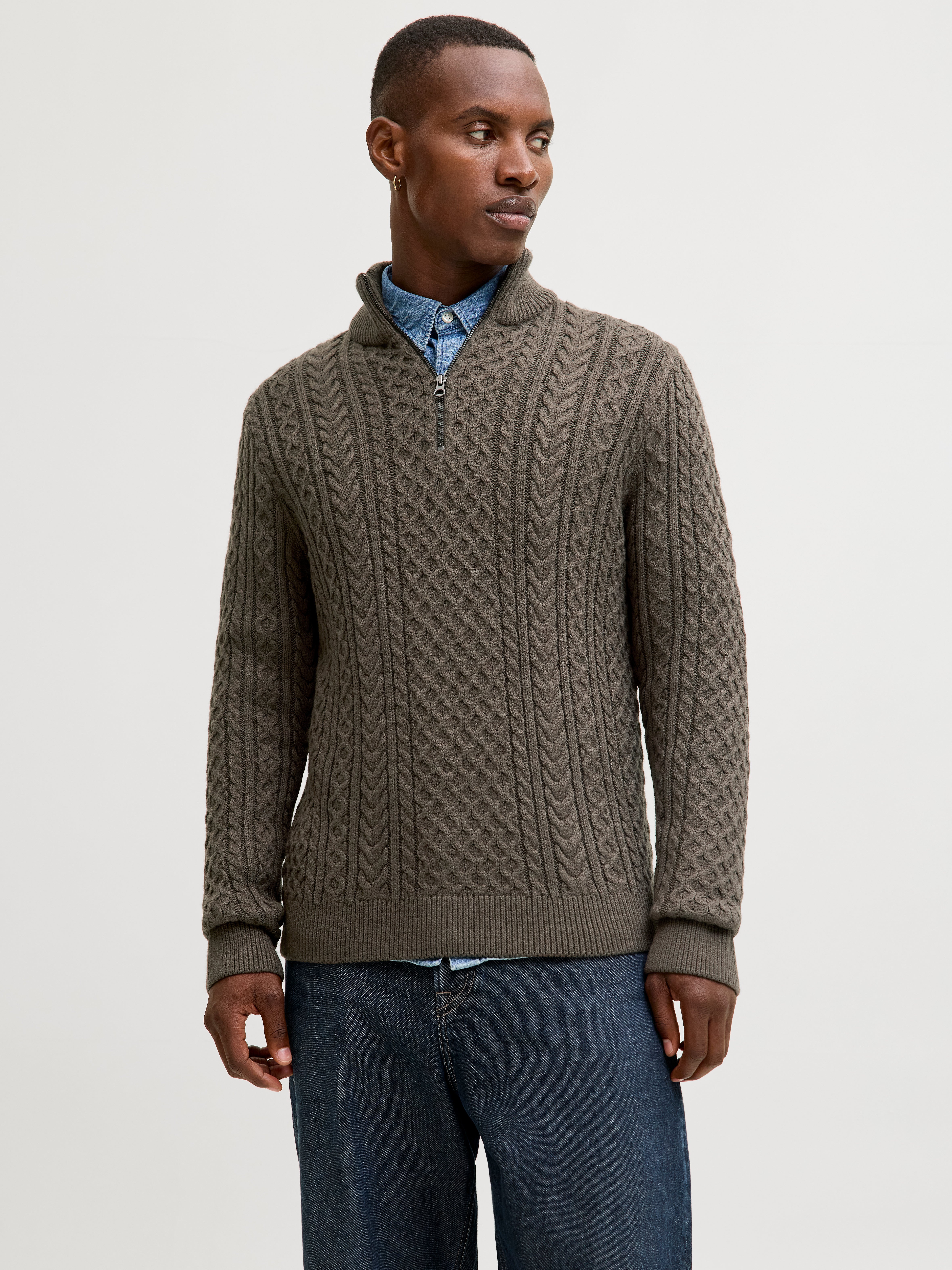 Chandail en tricot Coupe régulière | Jack & Jones