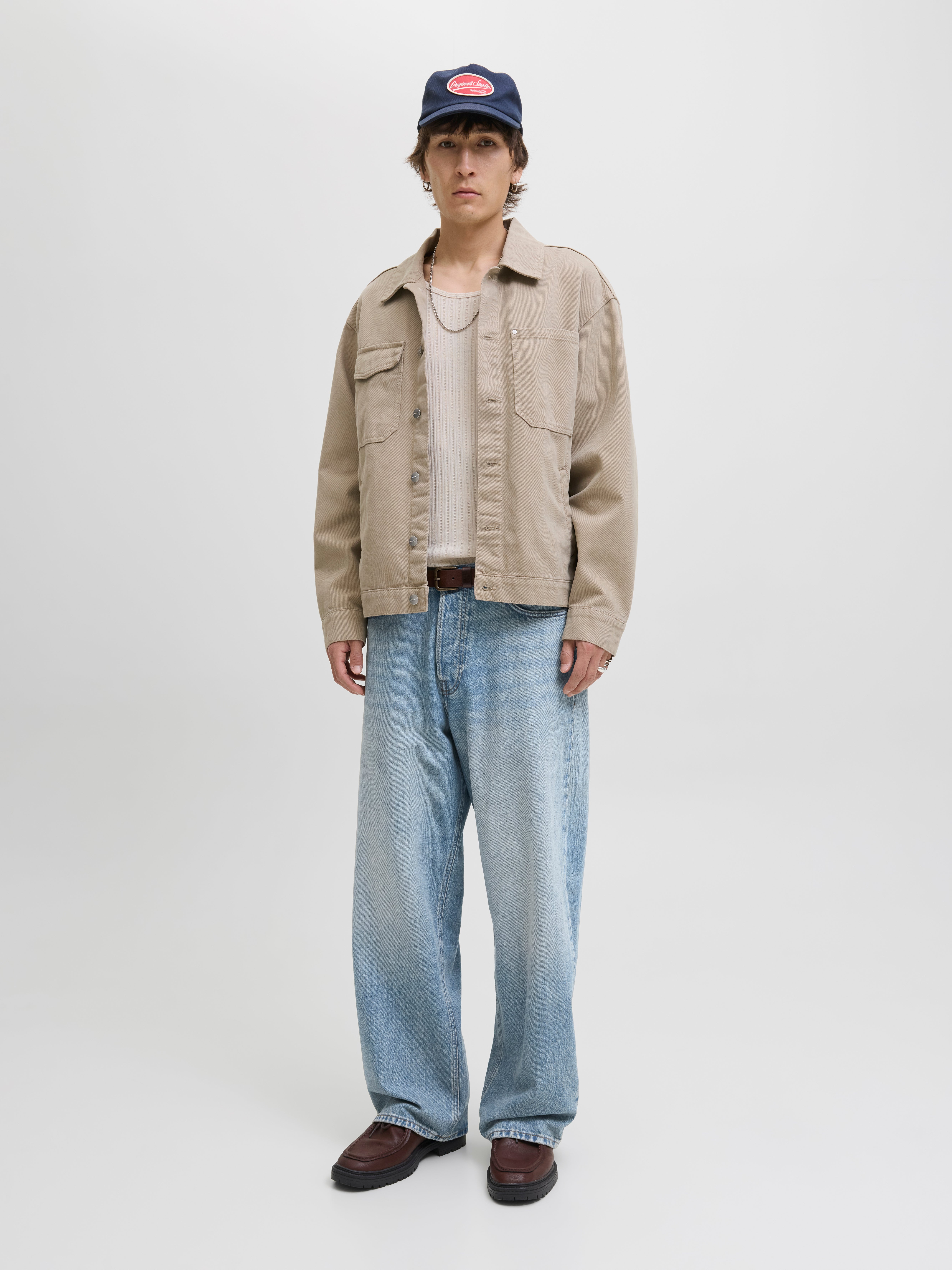 Dave 582 Wide Leg Fit Jeans | Jack & Jones