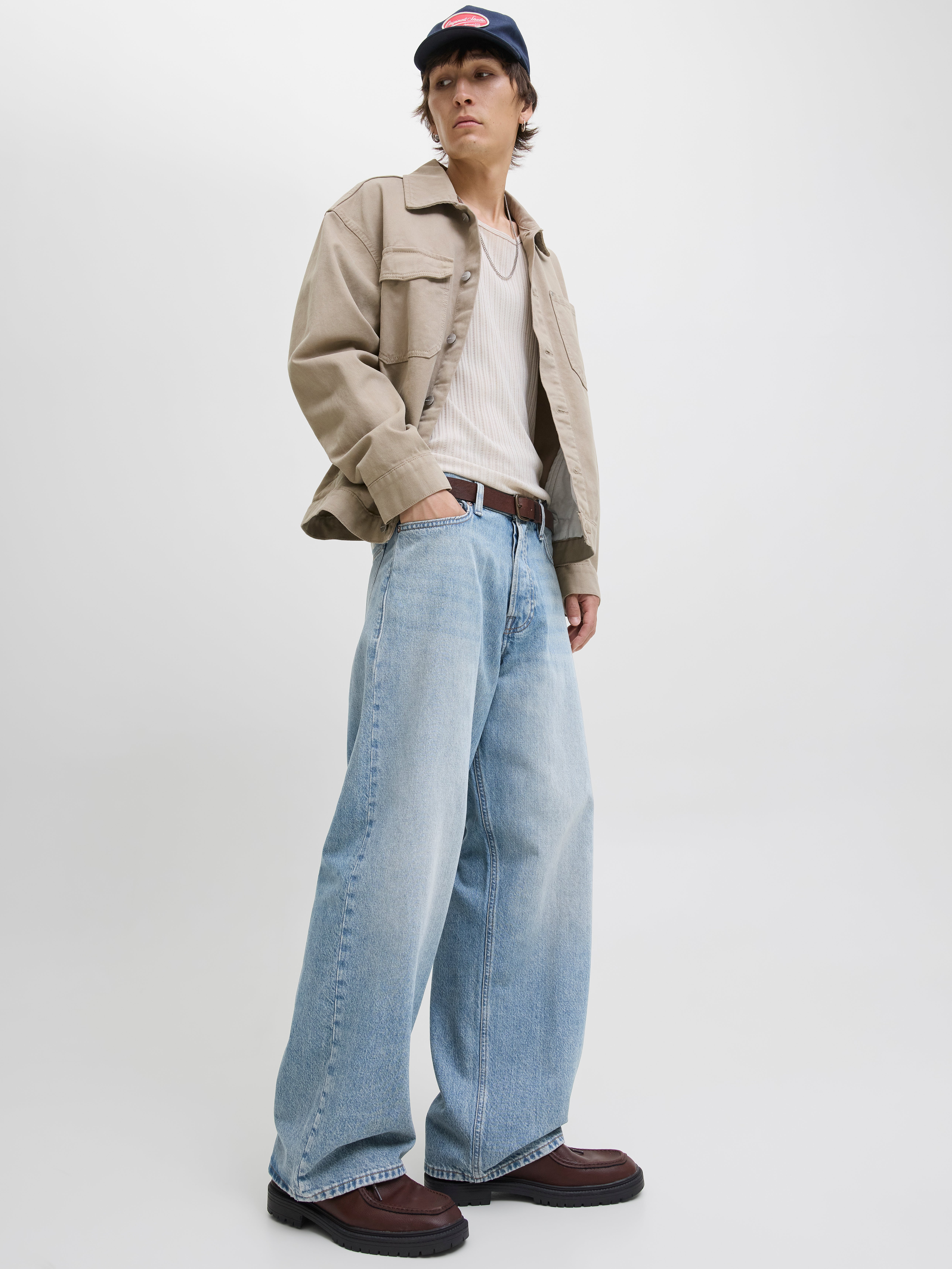 Dave 582 Wide Leg Fit Jeans | Jack & Jones