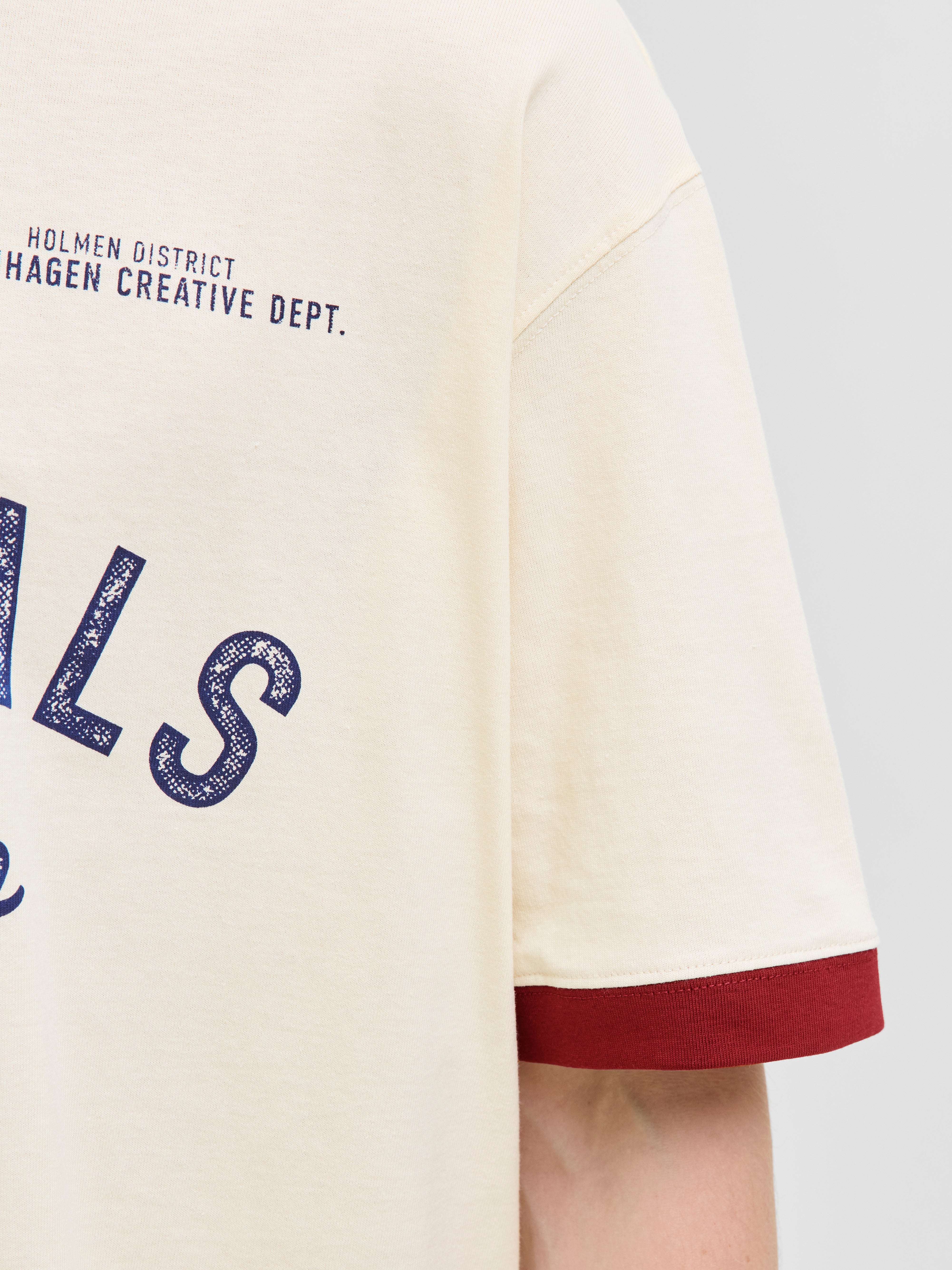 T-shirt Coupe ample écourtée | Jack & Jones
