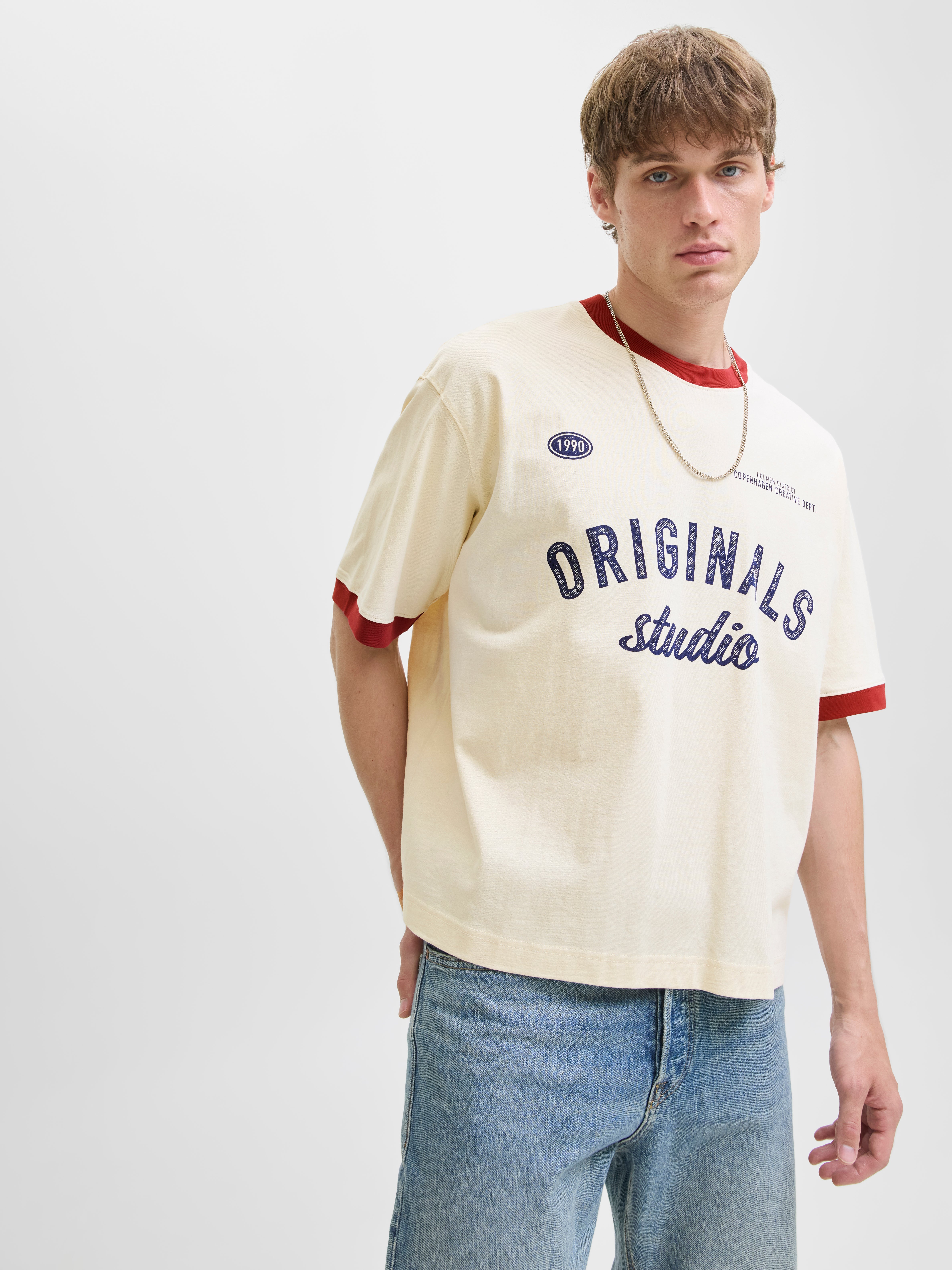 Oversize Cropped Fit T-Shirt | Jack & Jones