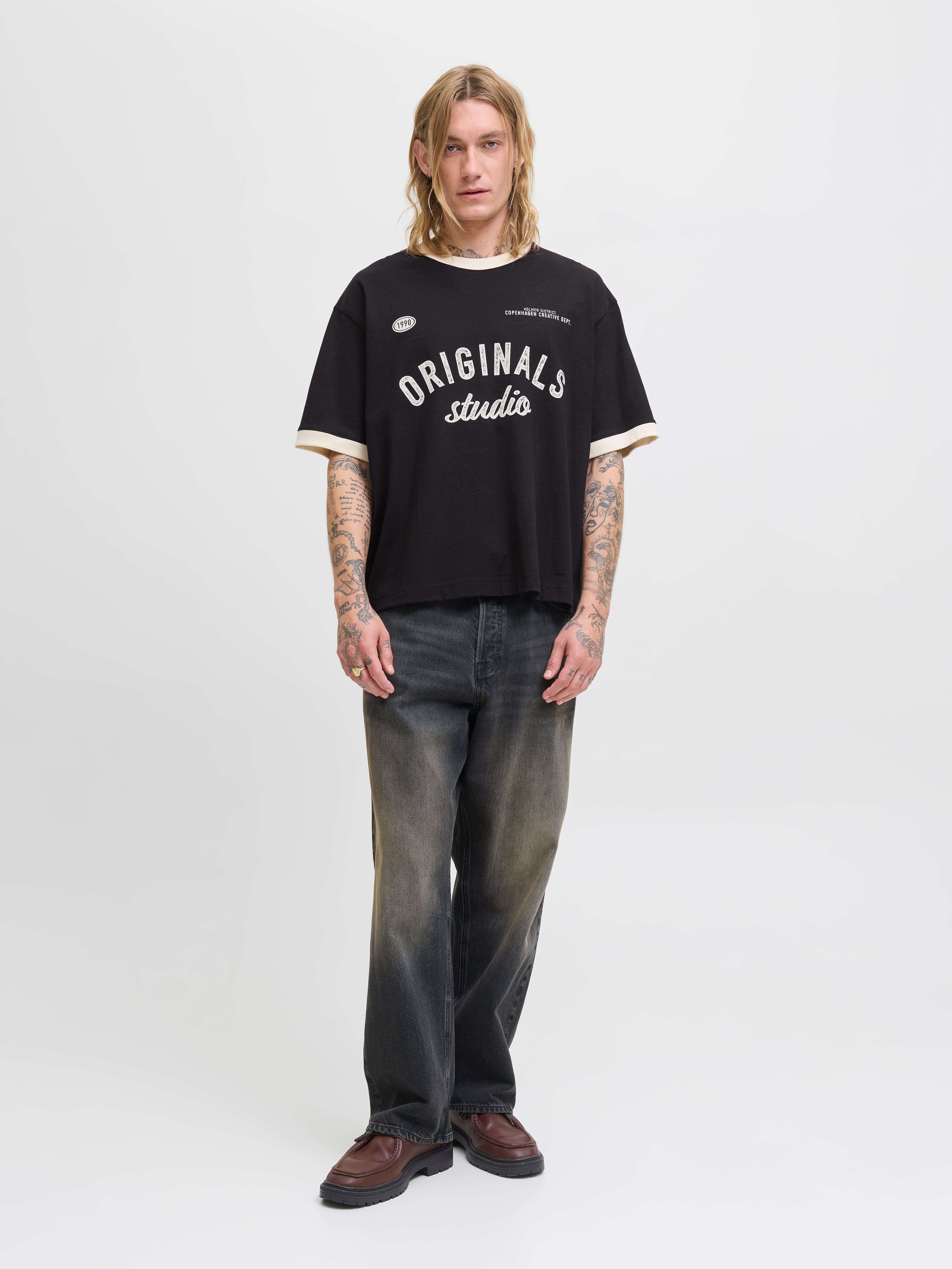 Oversize Cropped Fit T-Shirt | Jack & Jones