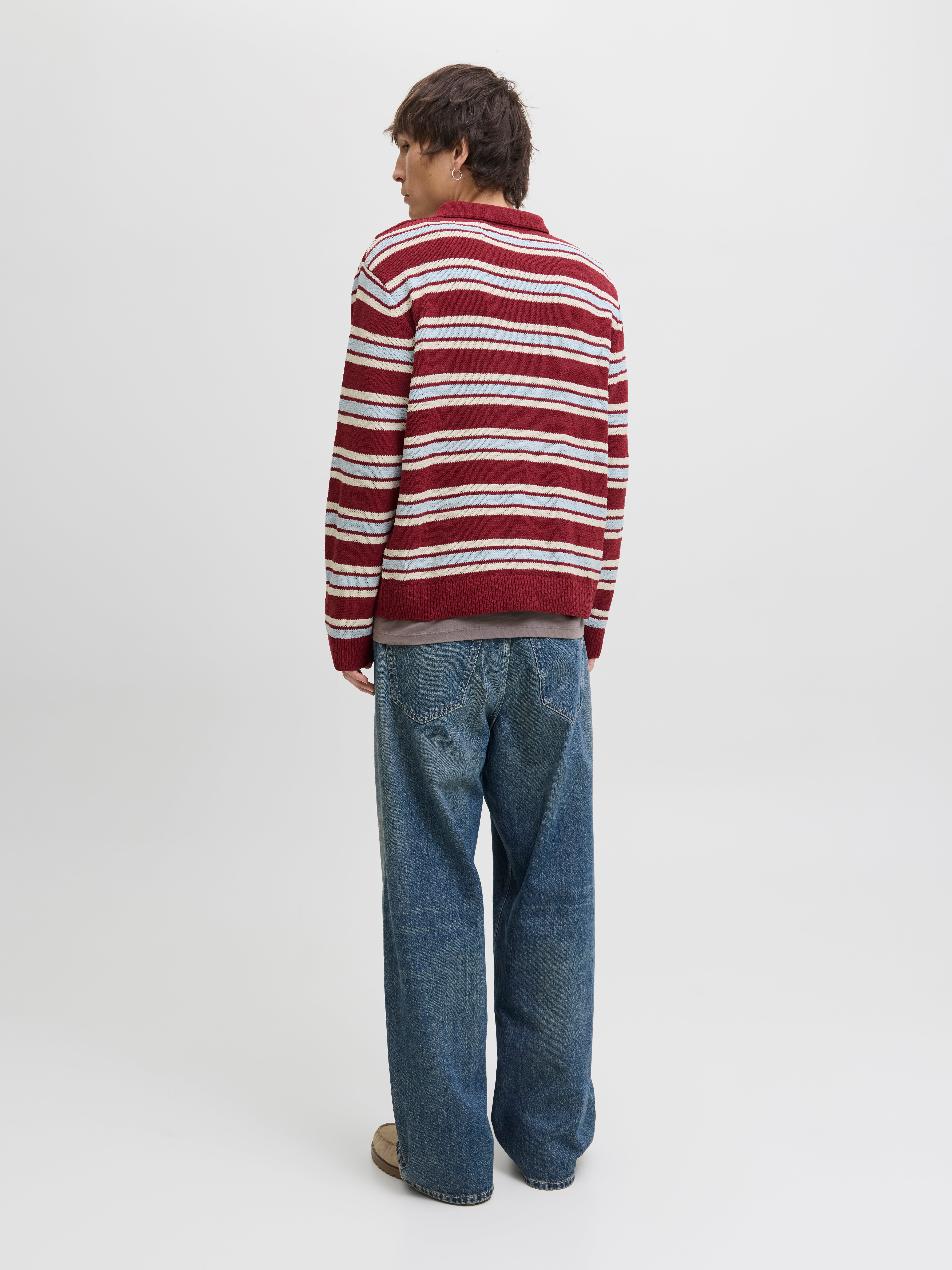 Relaxed Fit Knitted Polo-Shirt | Jack & Jones