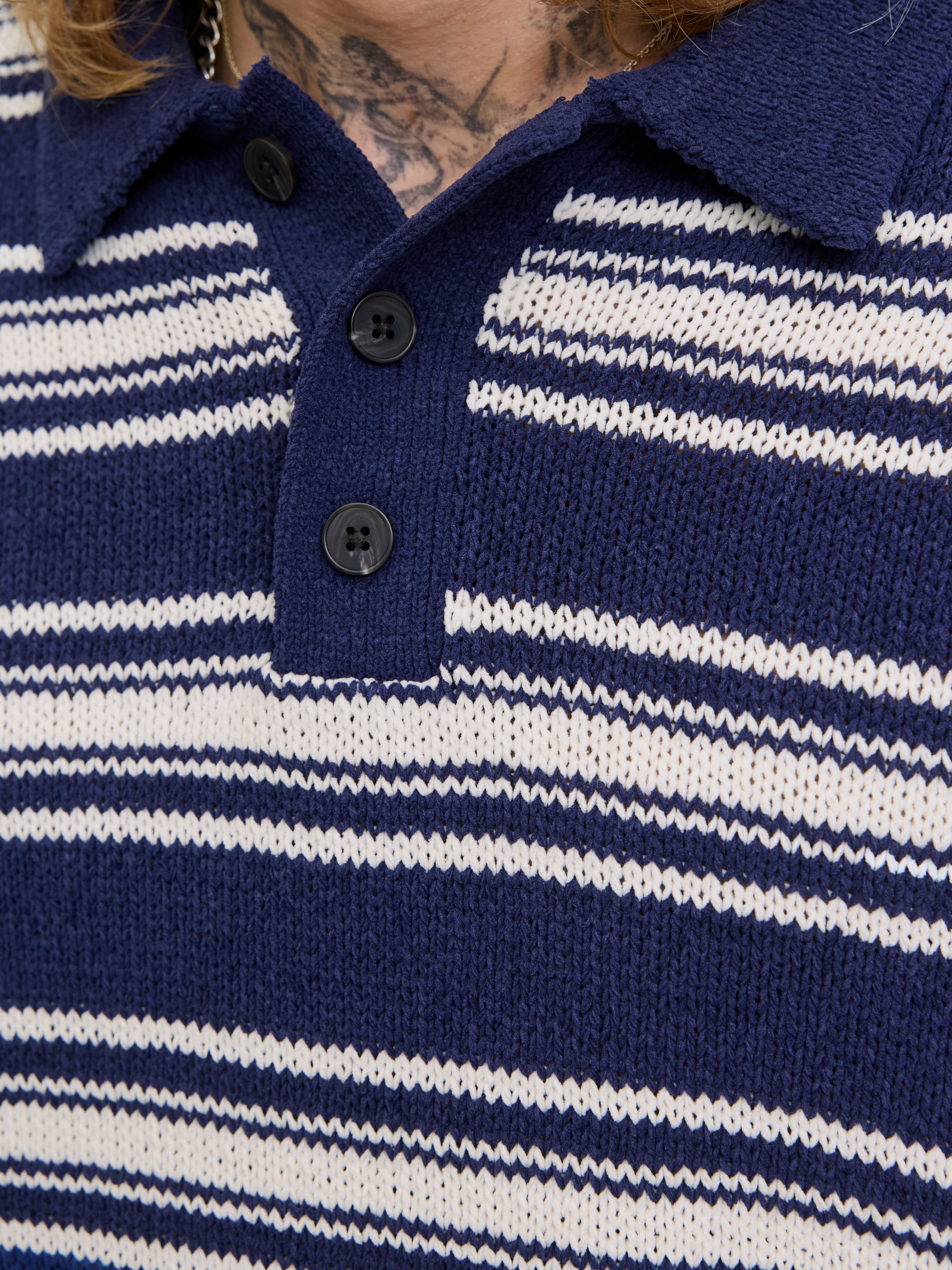 Relaxed Fit Knitted Polo-Shirt | Jack & Jones