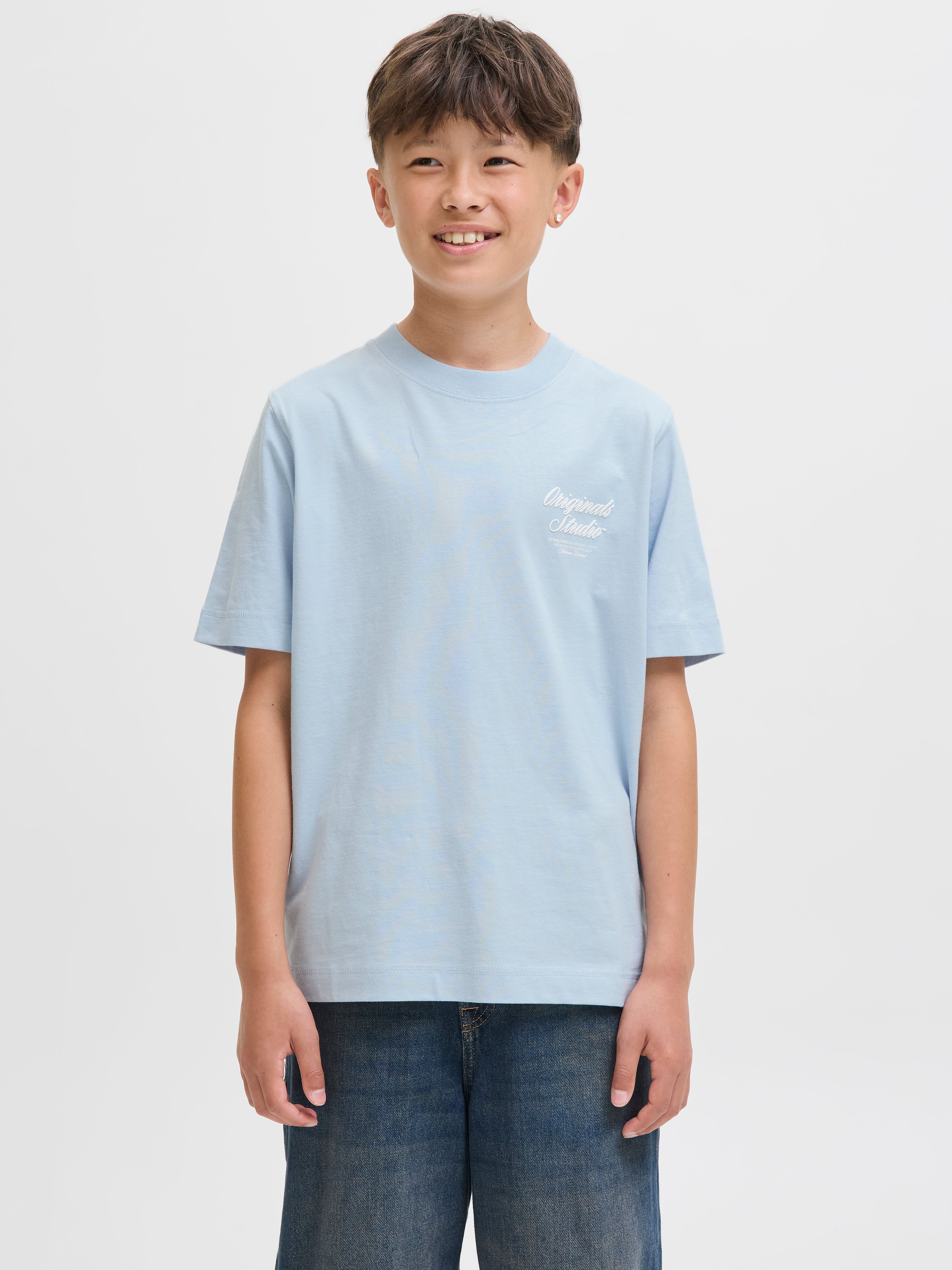 Relaxed Fit T-Shirt | Medium Blue | Jack & Jones®