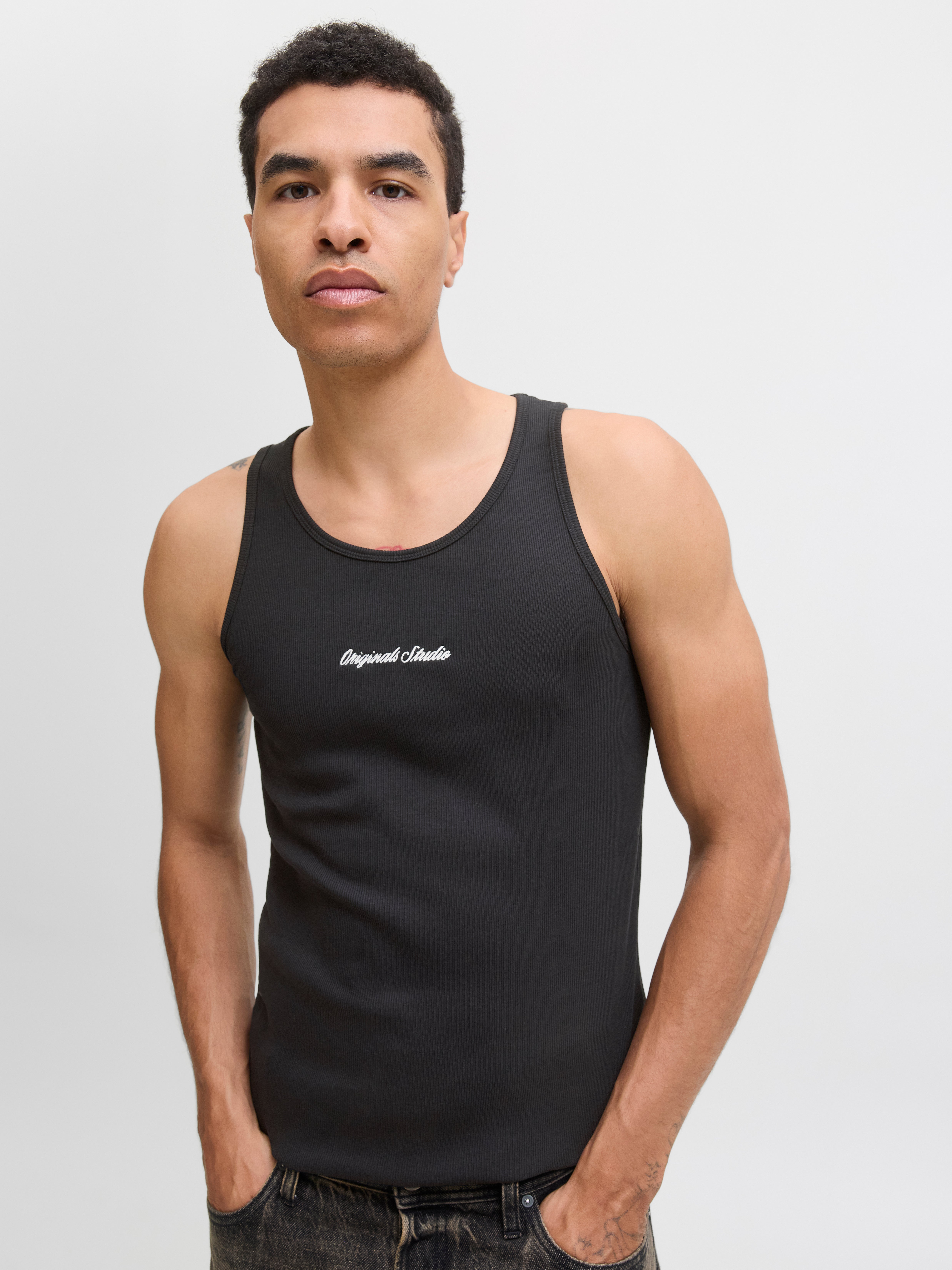 Rib Fit Tank Top | Jack & Jones