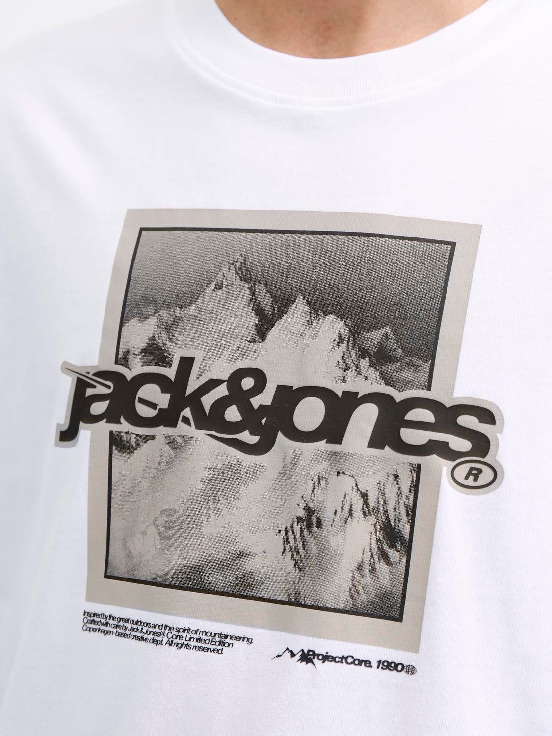 Regular Fit T-Shirt | White | Jack & Jones®