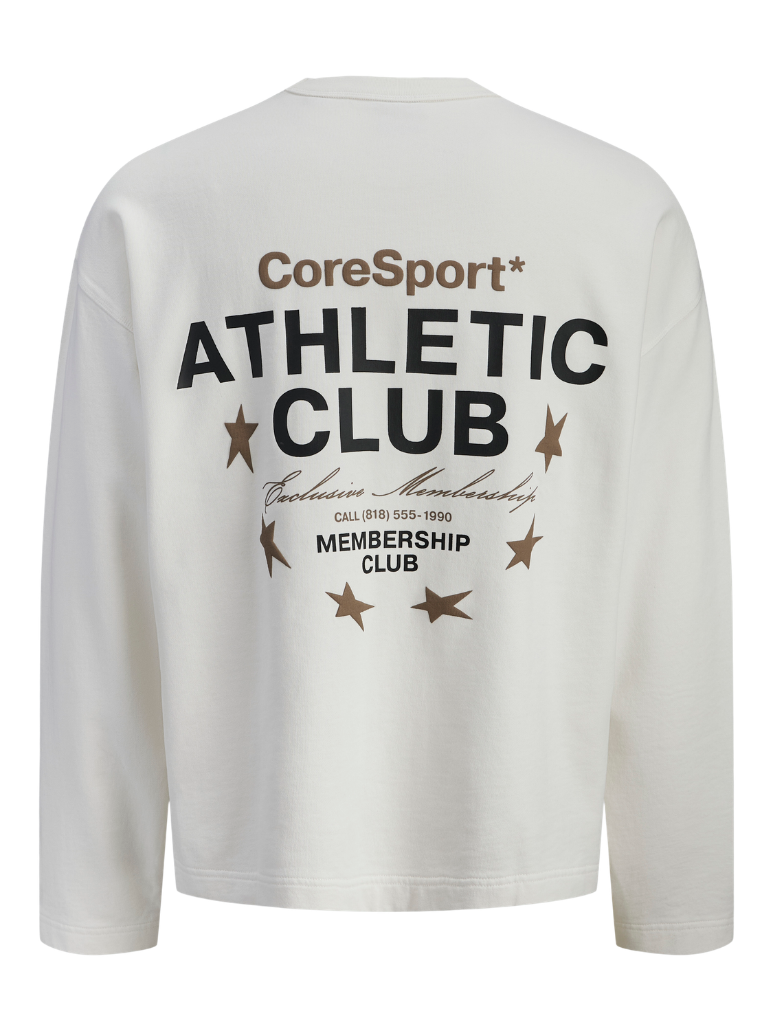 Oversized Cropped Fit Crew neck Set sleeves Sweatshirt | Jack & Jones