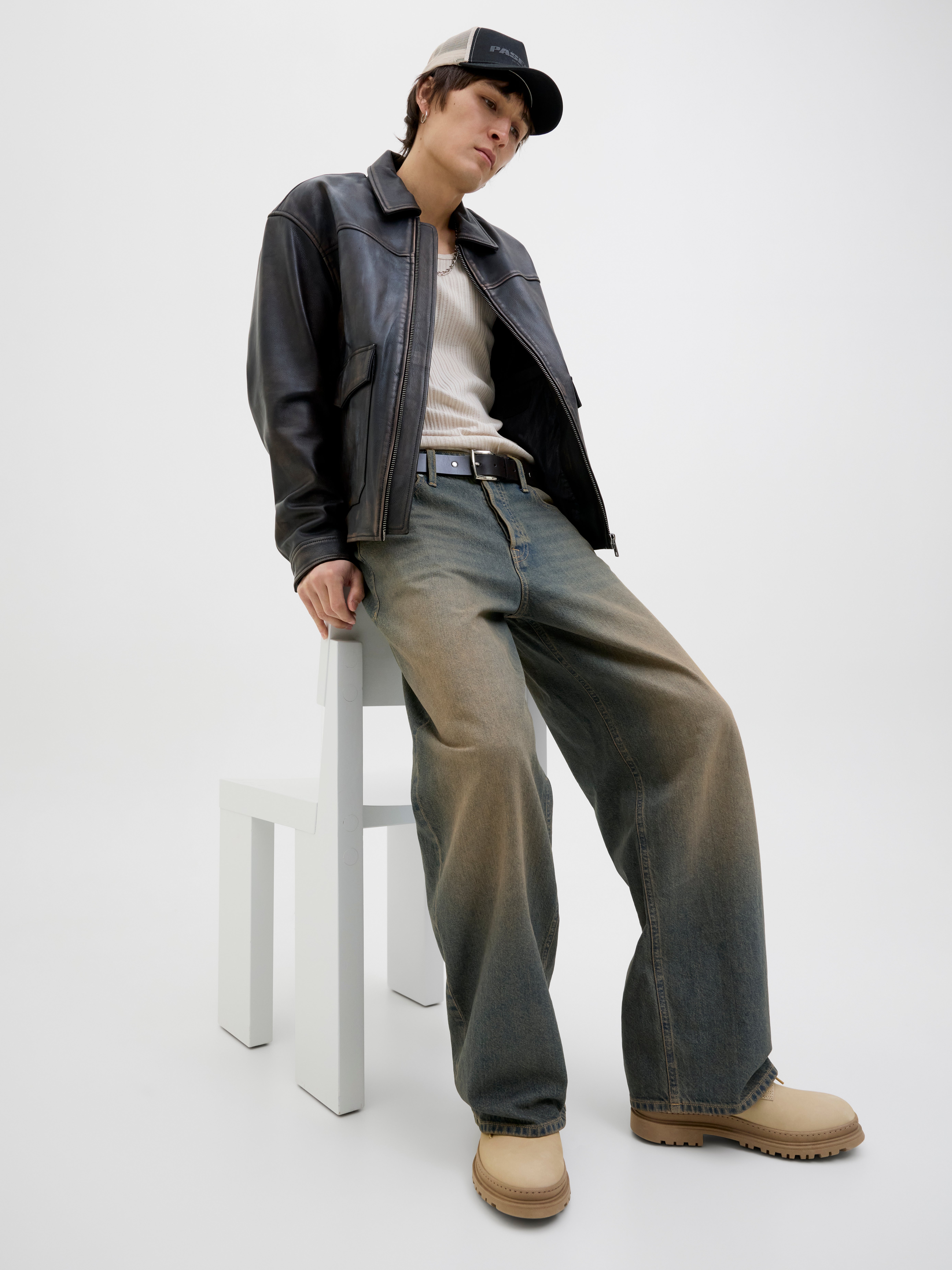 Dave Wide Leg Fit Jeans | Jack & Jones
