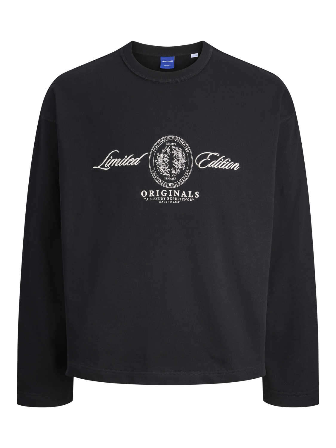Oversized Cropped Fit Crew neck Set sleeves Sweatshirt | Jack & Jones®