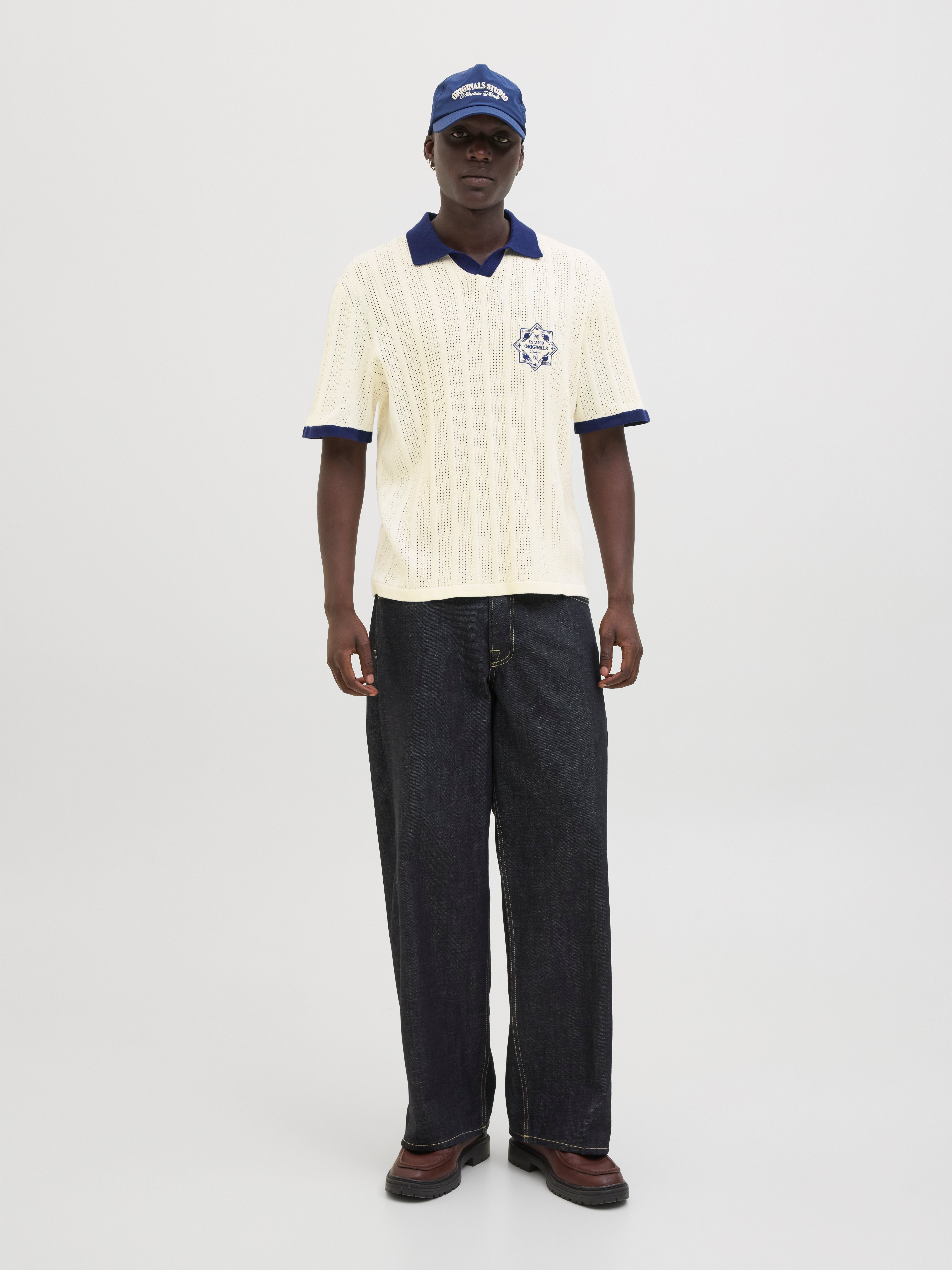 トップス loose dual yarn dry polo jackjones-