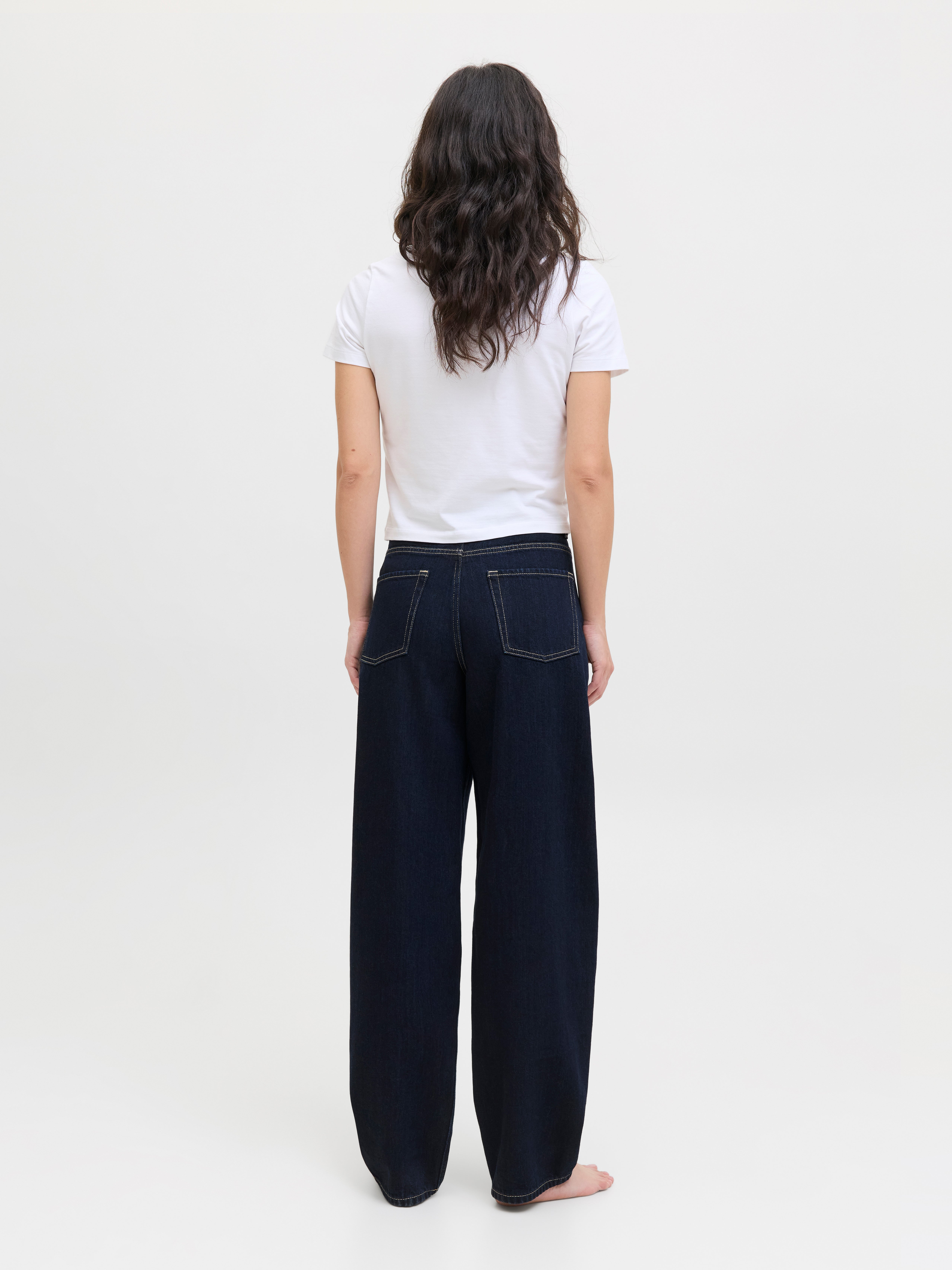 FUJI Mid-Rise Barrel Fit Jeans | Jack & Jones
