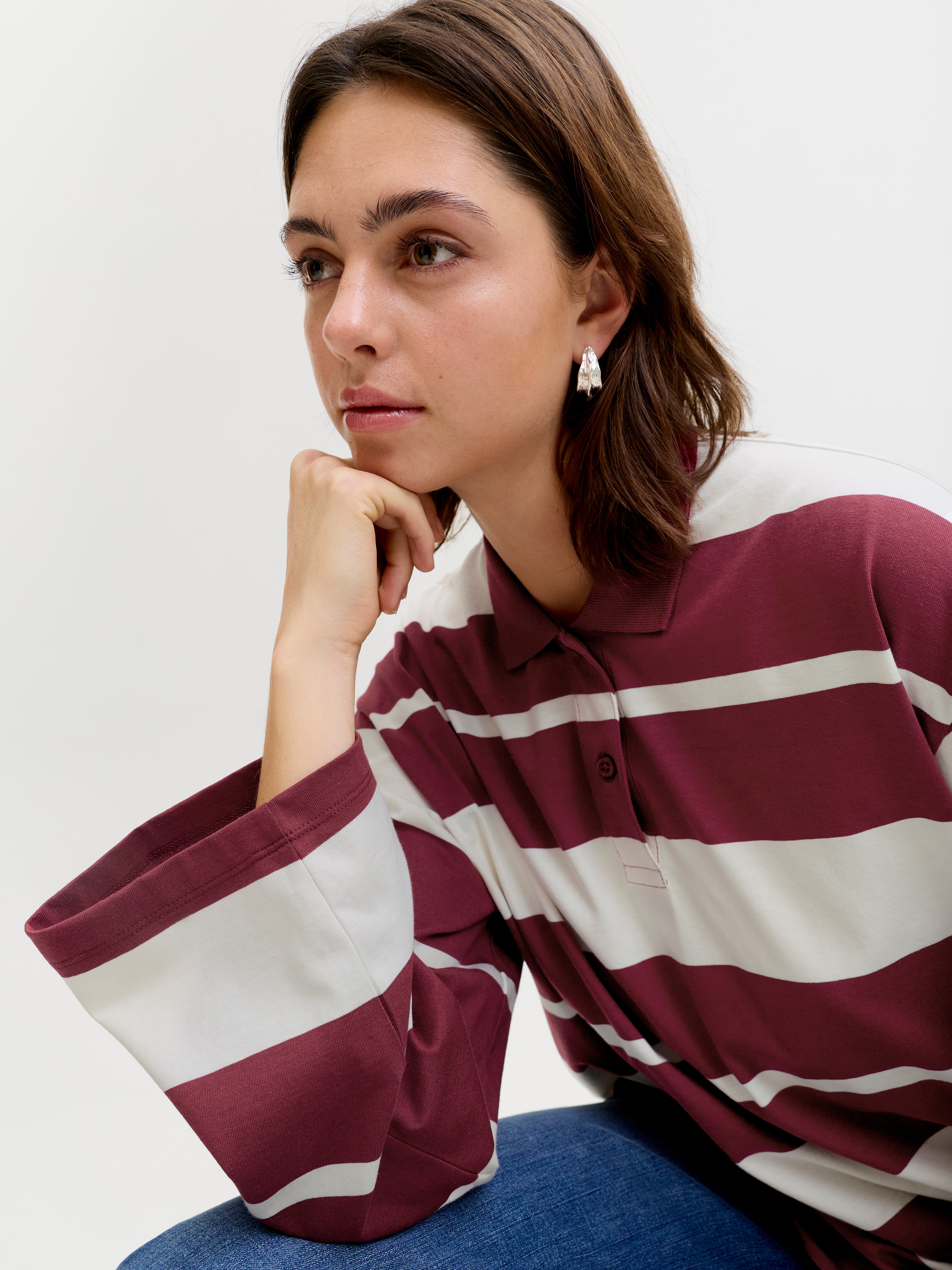 Loose Fit Polo Wide cuffs sleeves Shirt | Jack & Jones®