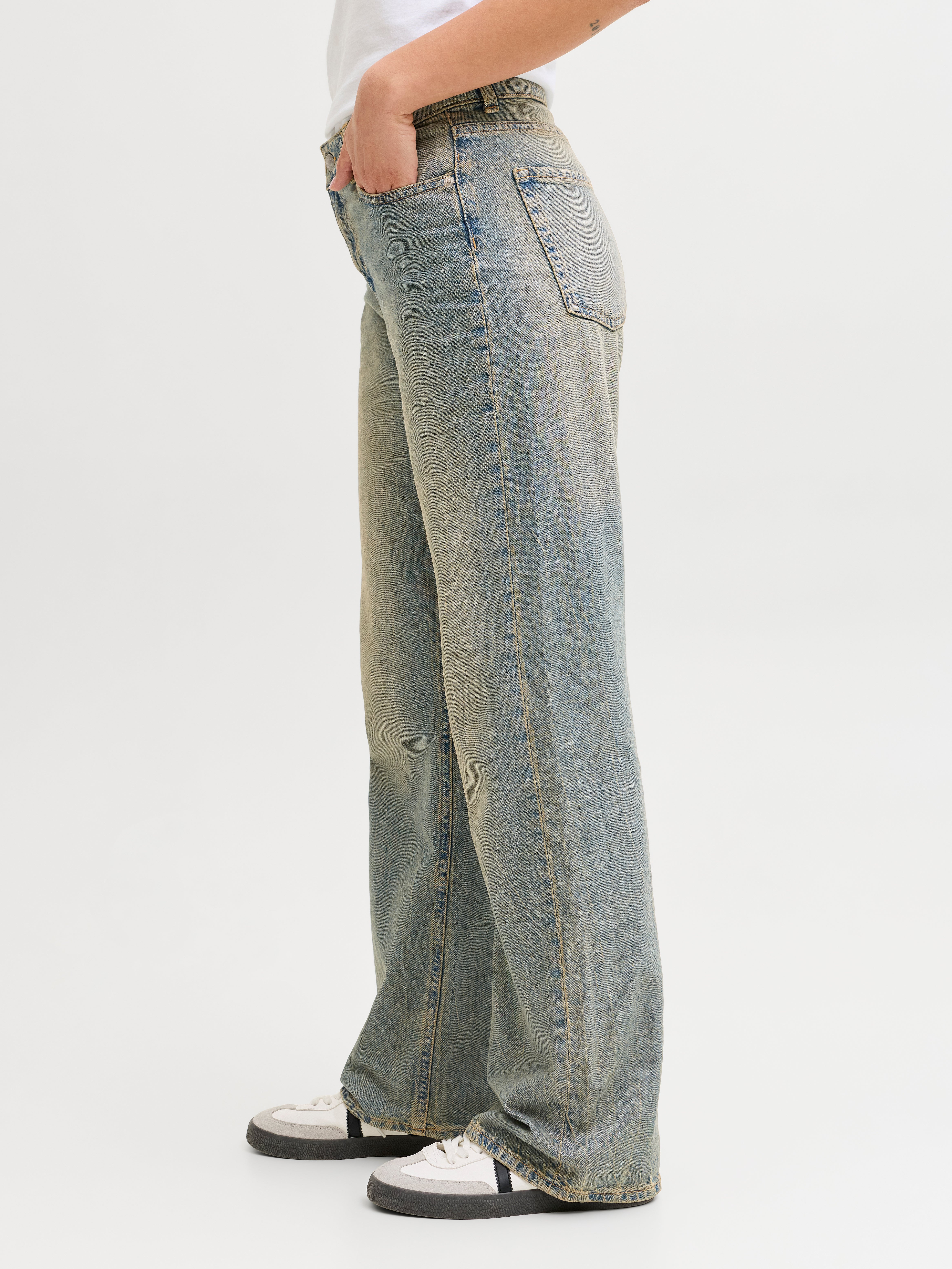 Jean à taille mi-haute et jambe ample SEVILLE | Jack & Jones