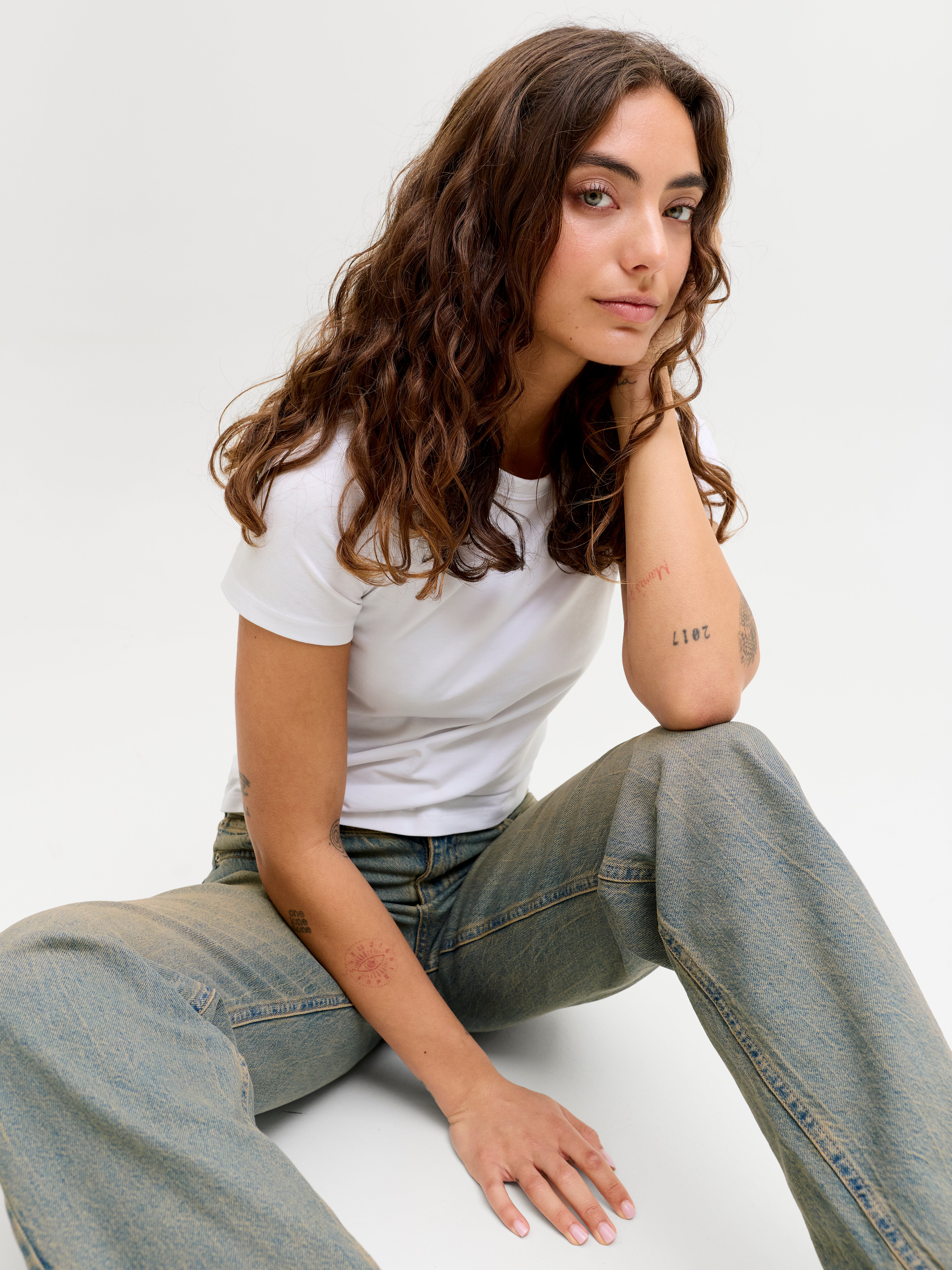 Jean à taille mi-haute et jambe ample SEVILLE | Jack & Jones