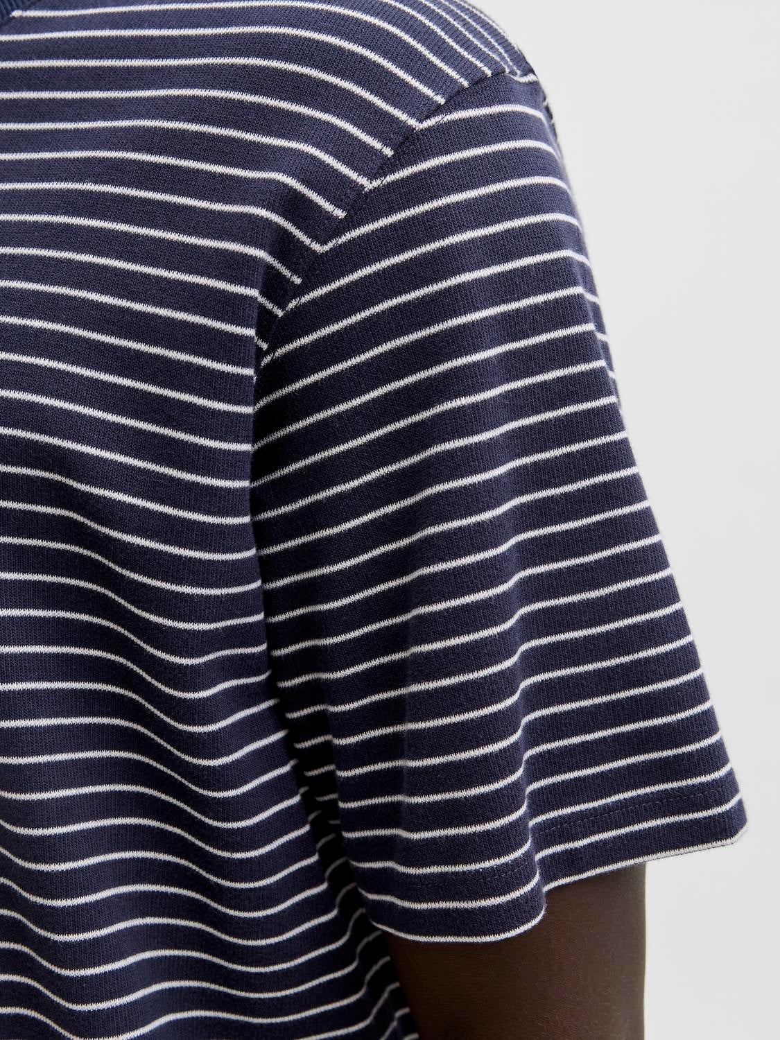 Relaxed Fit Crew neck Set sleeves T-shirt | Jack & Jones®