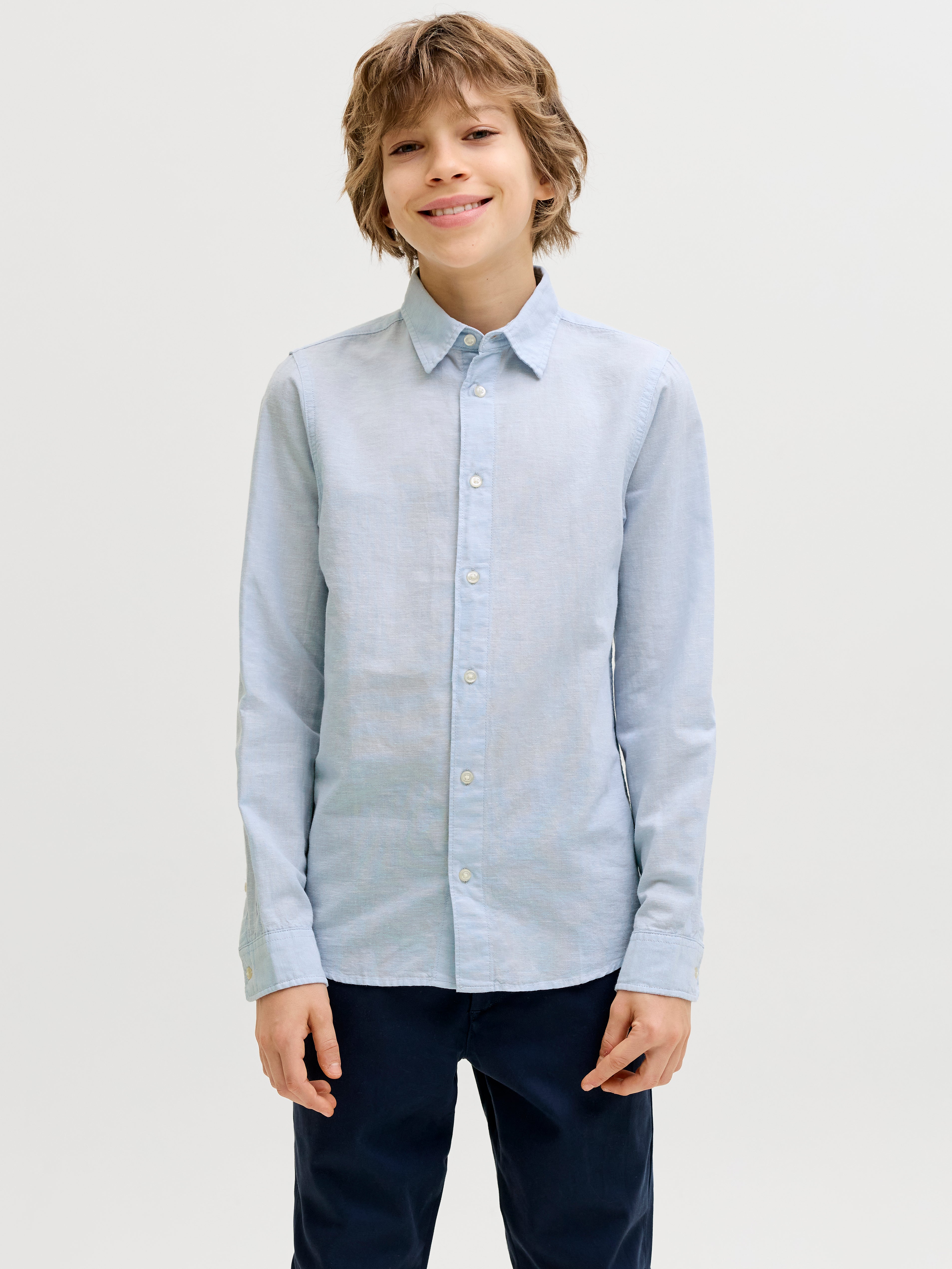 Regular Fit Linen-Blend Shirt | Jack & Jones