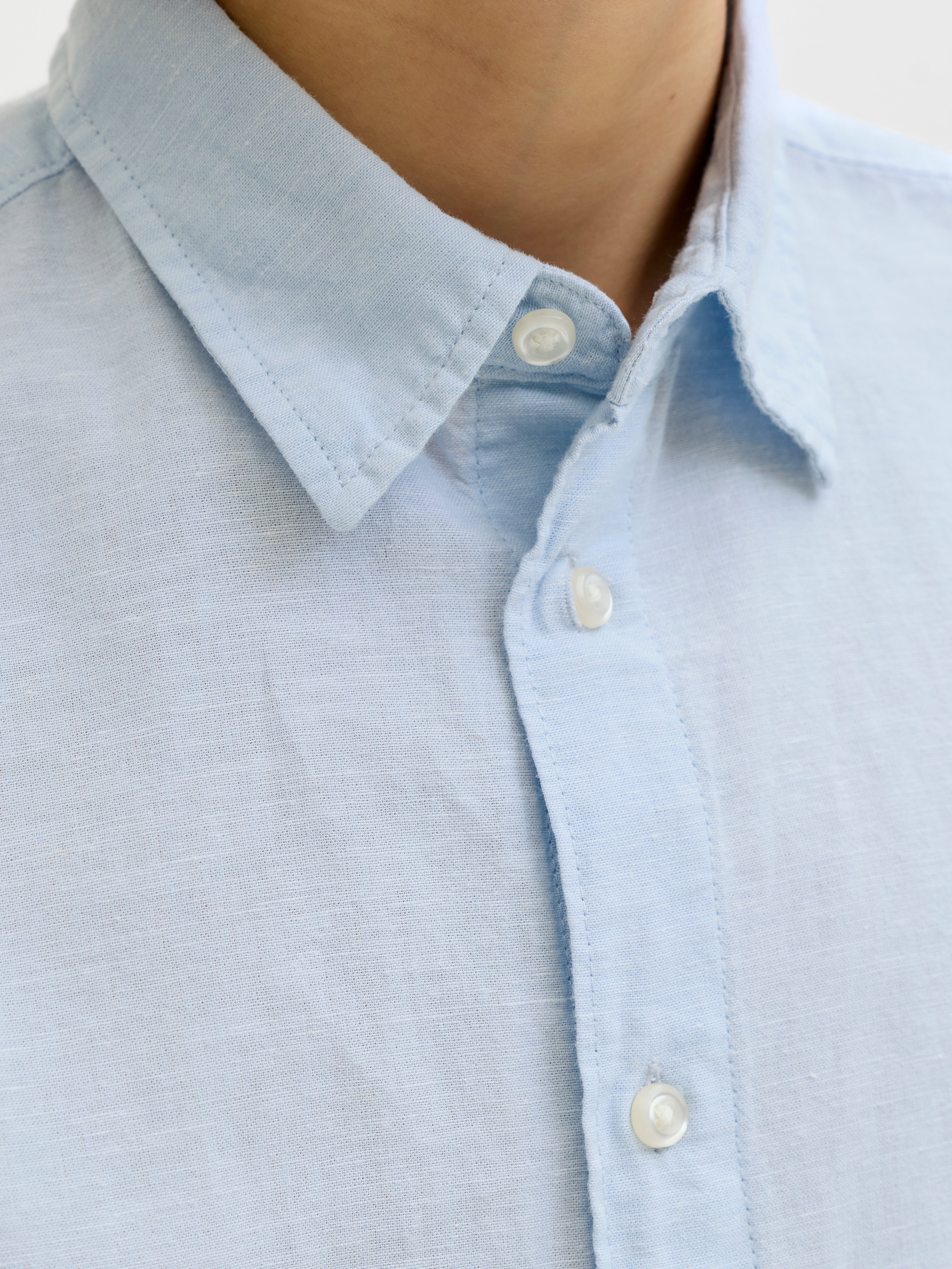 Regular Fit Linen-Blend Shirt | Jack & Jones