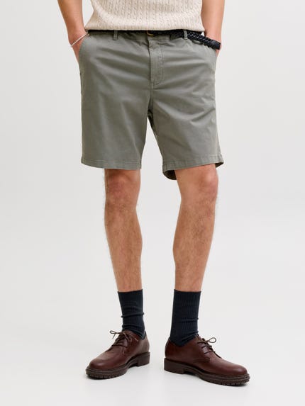 JACK AND JONES Heren JJ Base Chino shorts Zandkleurig JACK AND JONES Heren JJ Base Chino shorts Zandkleurig