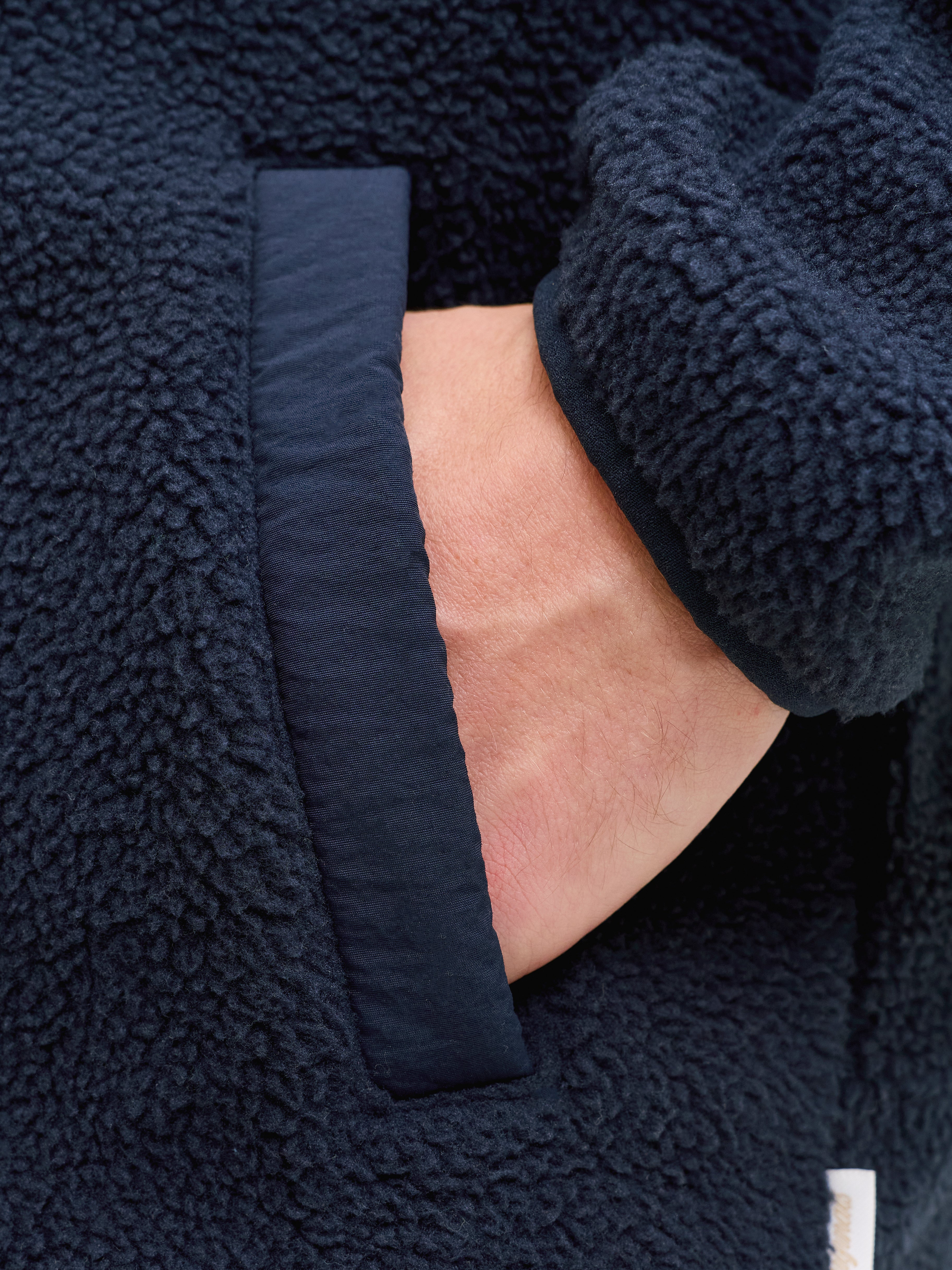 Chandail ouaté en tissu polaire Coupe décontractée | Jack & Jones