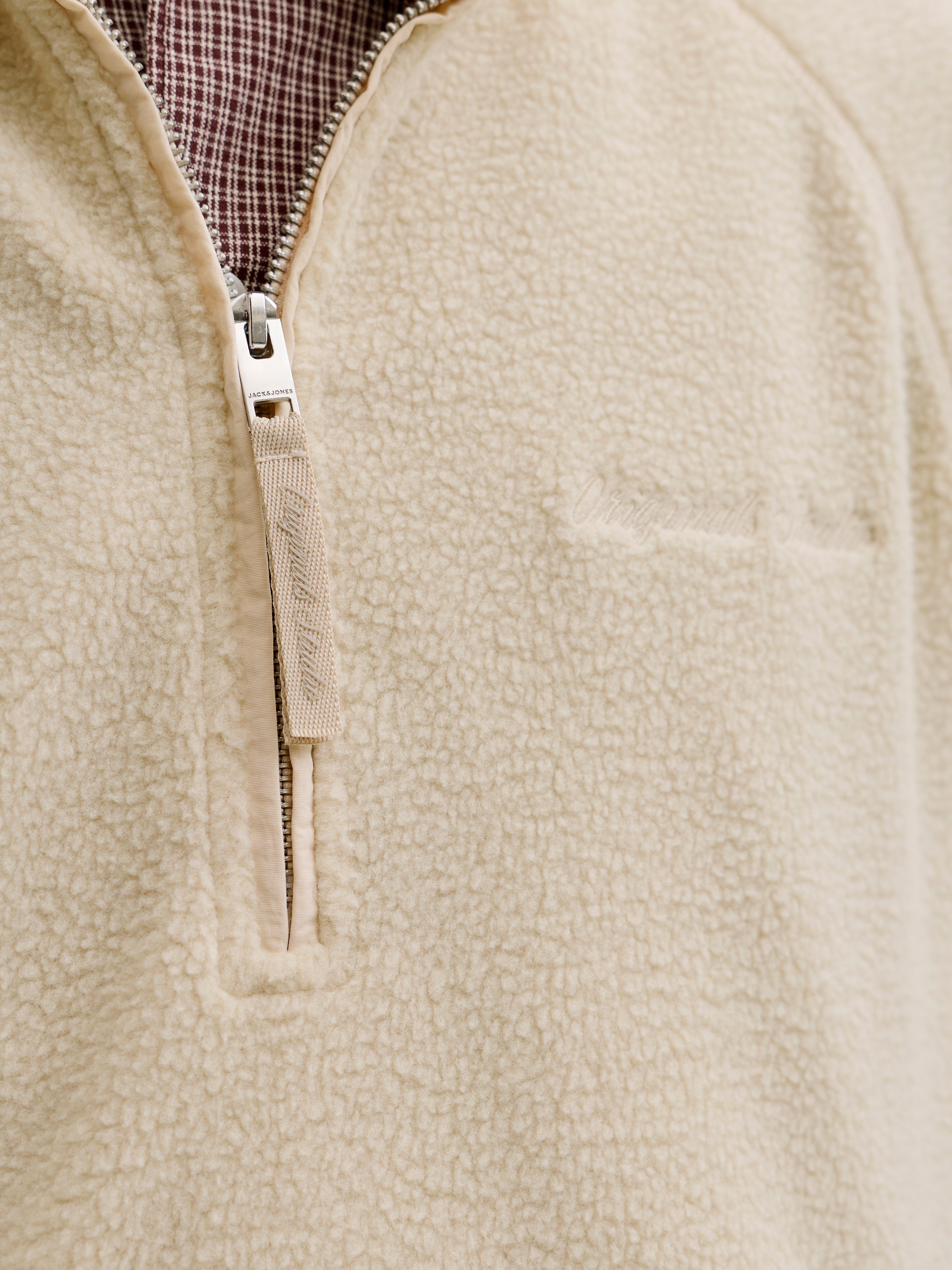 Chandail ouaté en tissu polaire Coupe décontractée | Jack & Jones