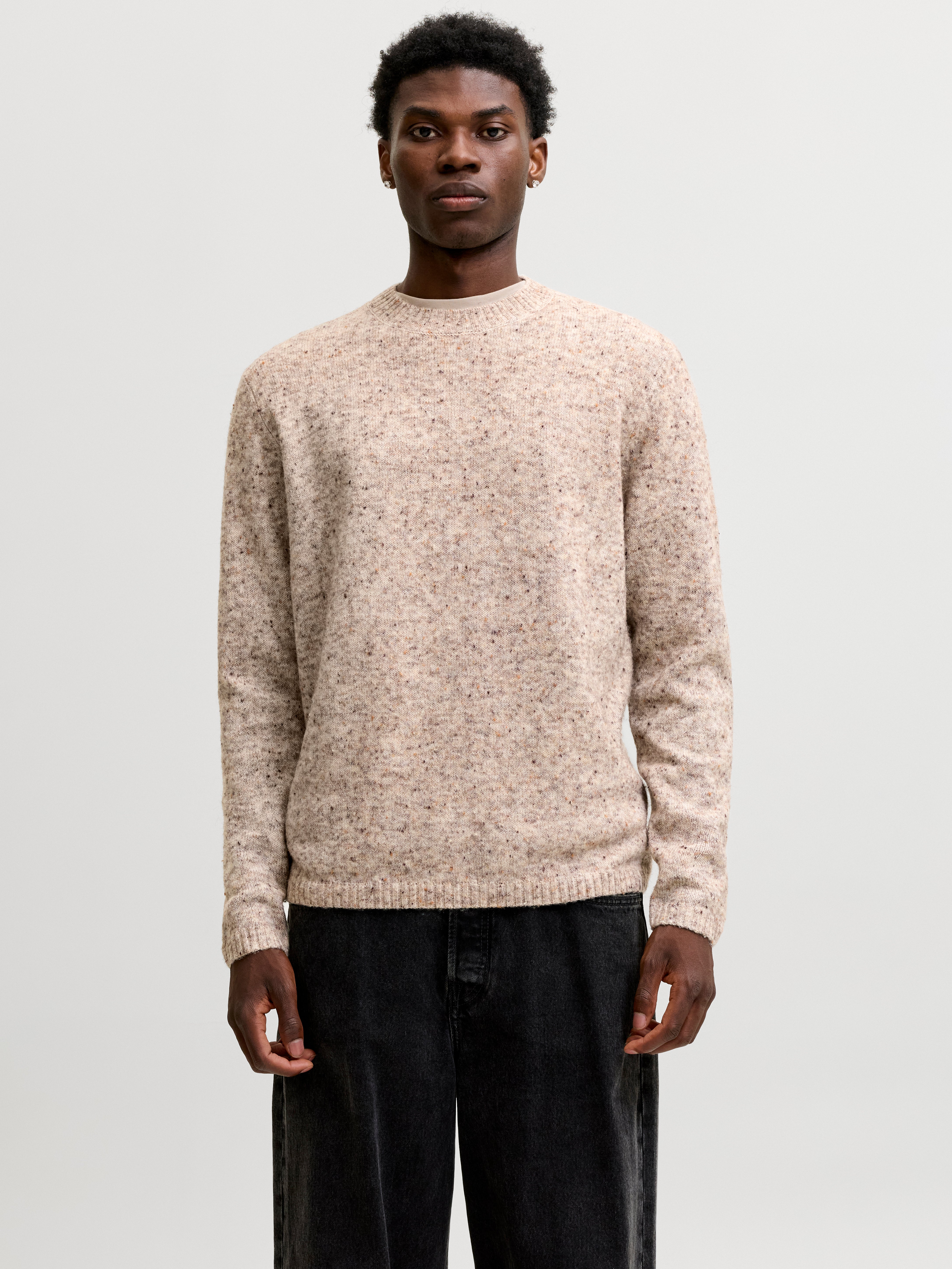 Regular Fit Crew neck Ribbed cuffs Set sleeves Pullover | Jack & Jones
