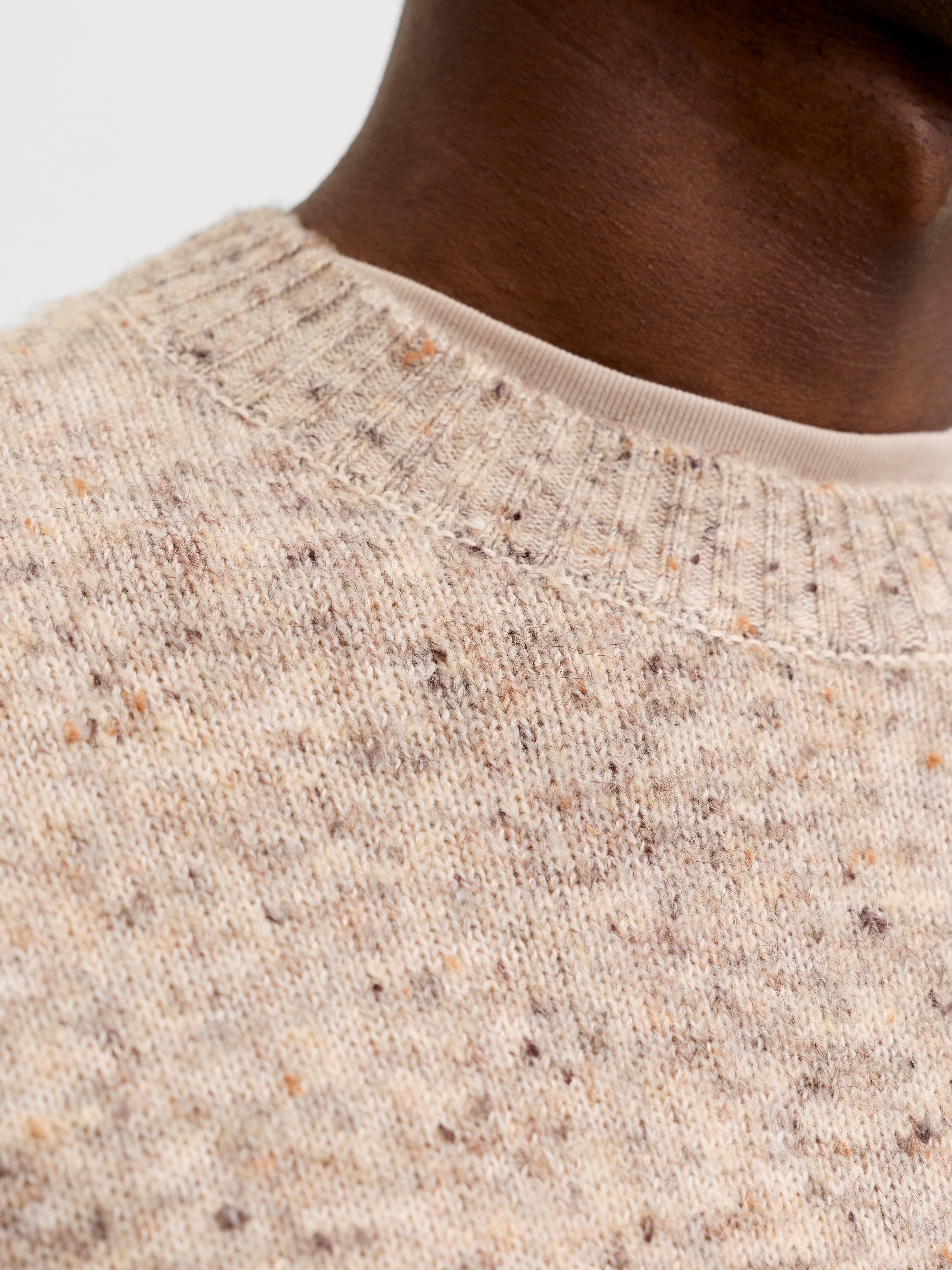 Pullover Coupe régulière Col ras du cou Poignets côtelés Manches montées | Jack & Jones