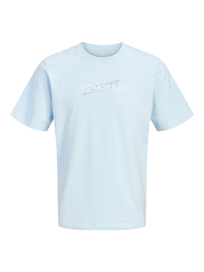 Regular Fit T-Shirt | White Clear | Jack & Jones® Regular Fit T-Shirt | White Clear | Jack & Jones®