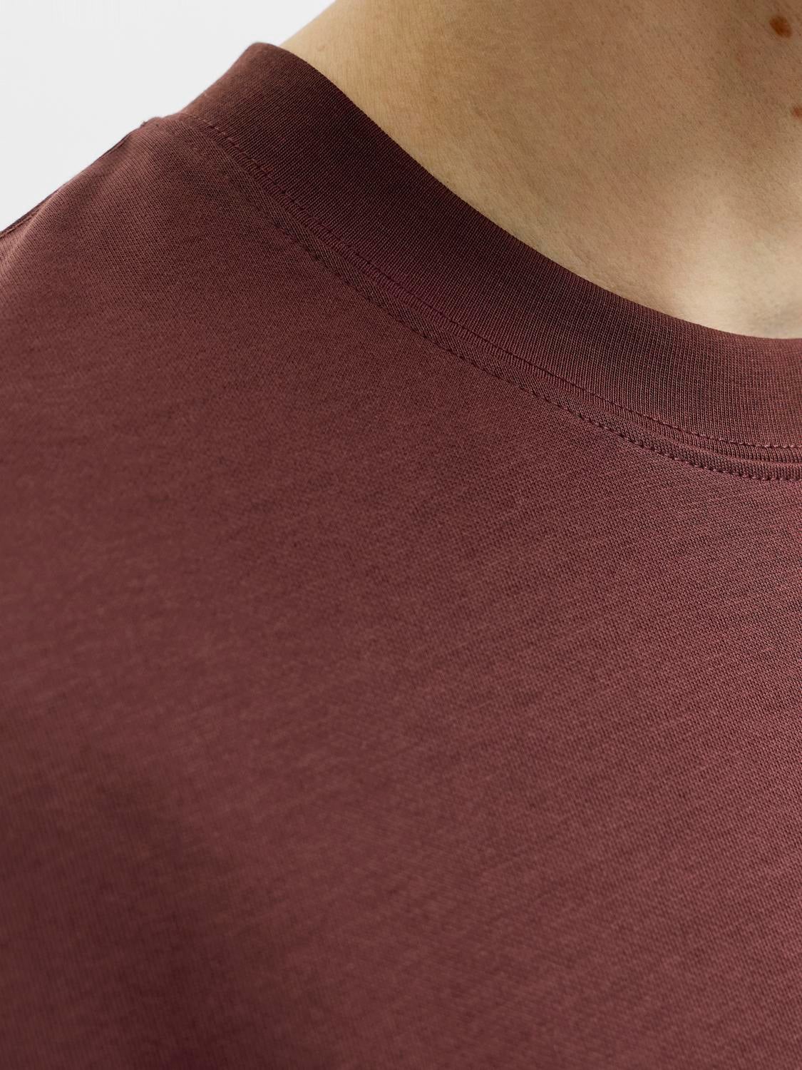 T-shirts Coupe ample Col rond Manches montées | Jack & Jones