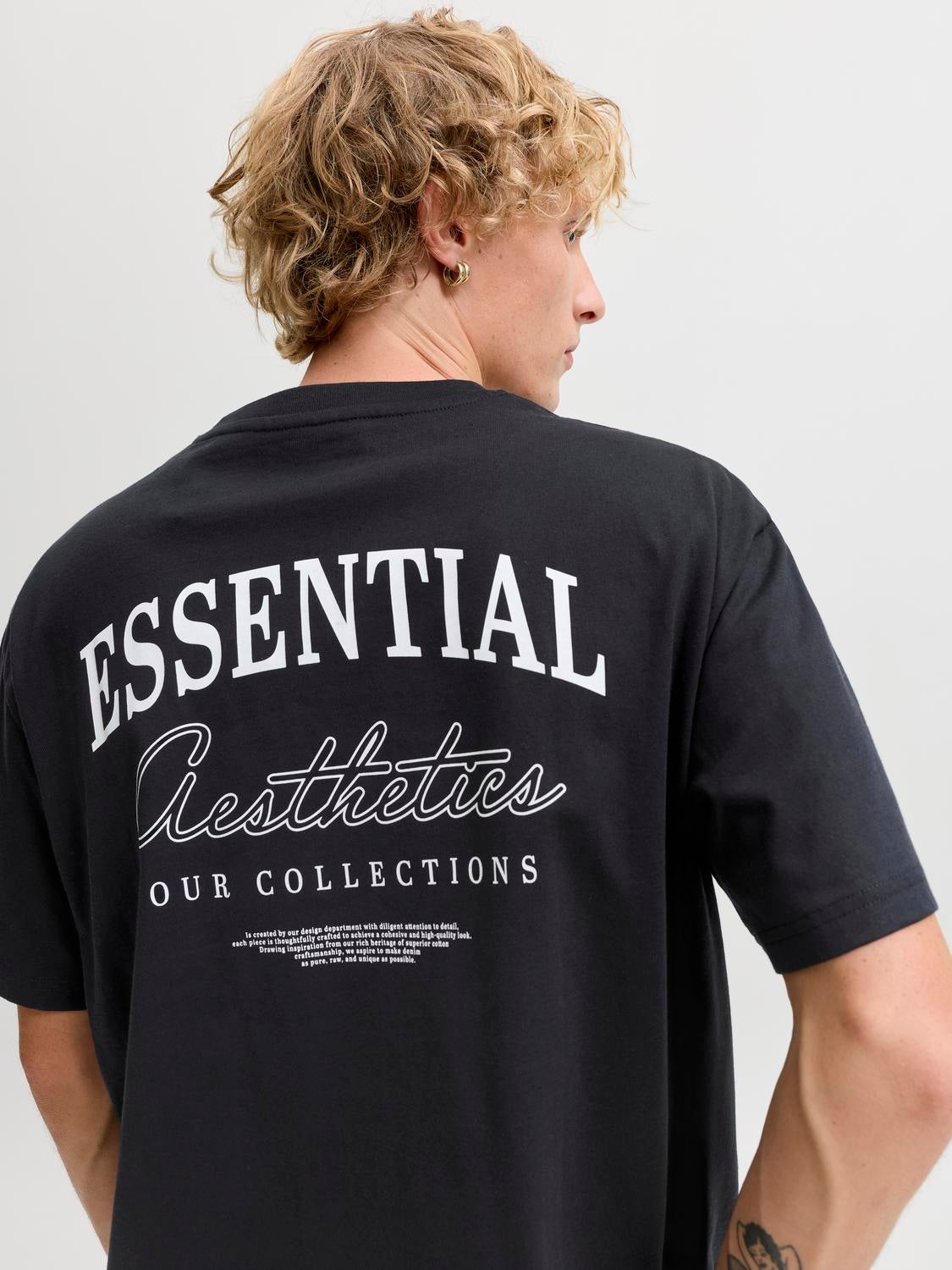 Relaxed Fit Round neck Set sleeves T-shirt | Jack & Jones