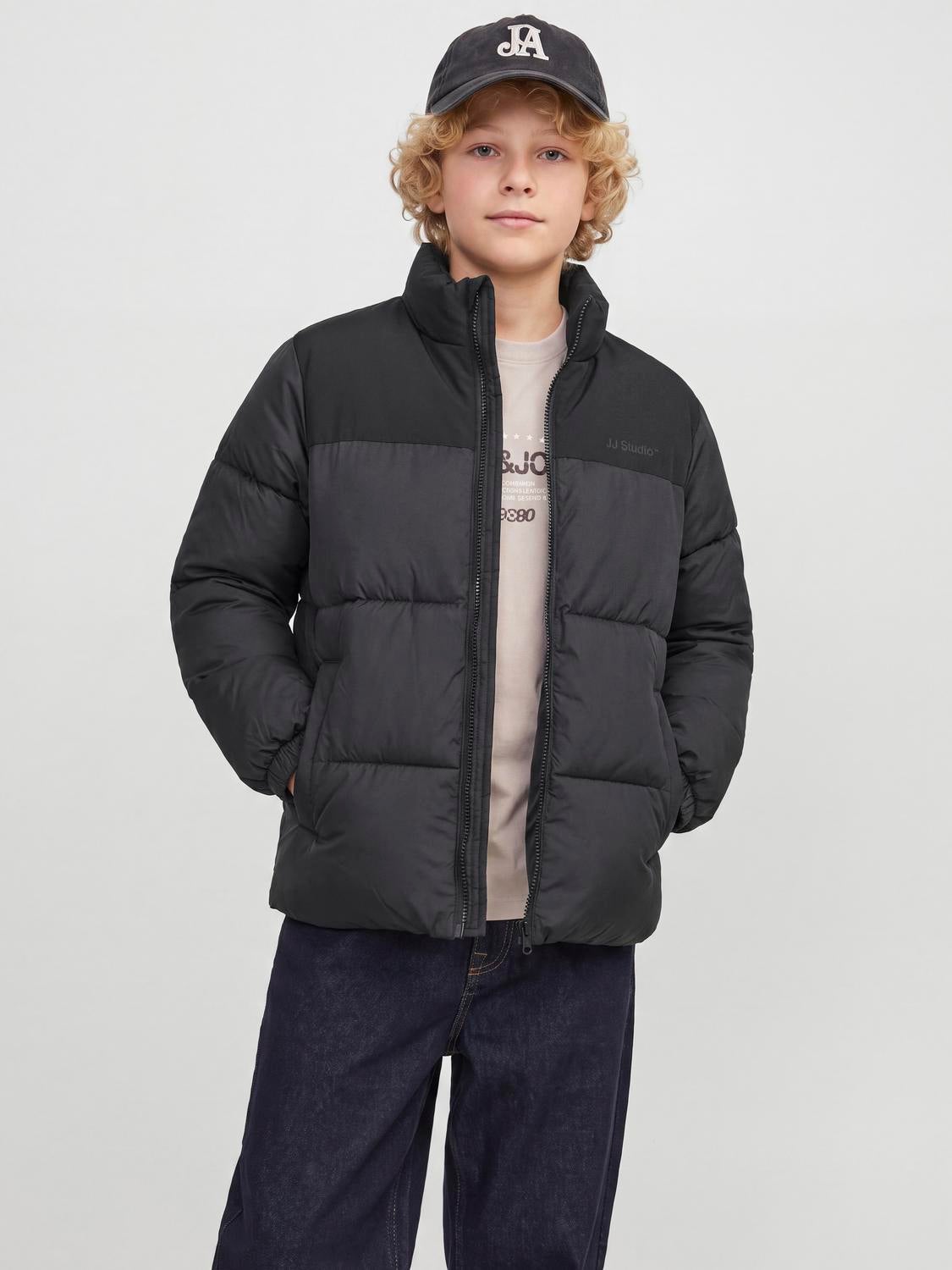 Manteau doudoune Col montant haut Junior Manches fines et ajustées | Jack & Jones