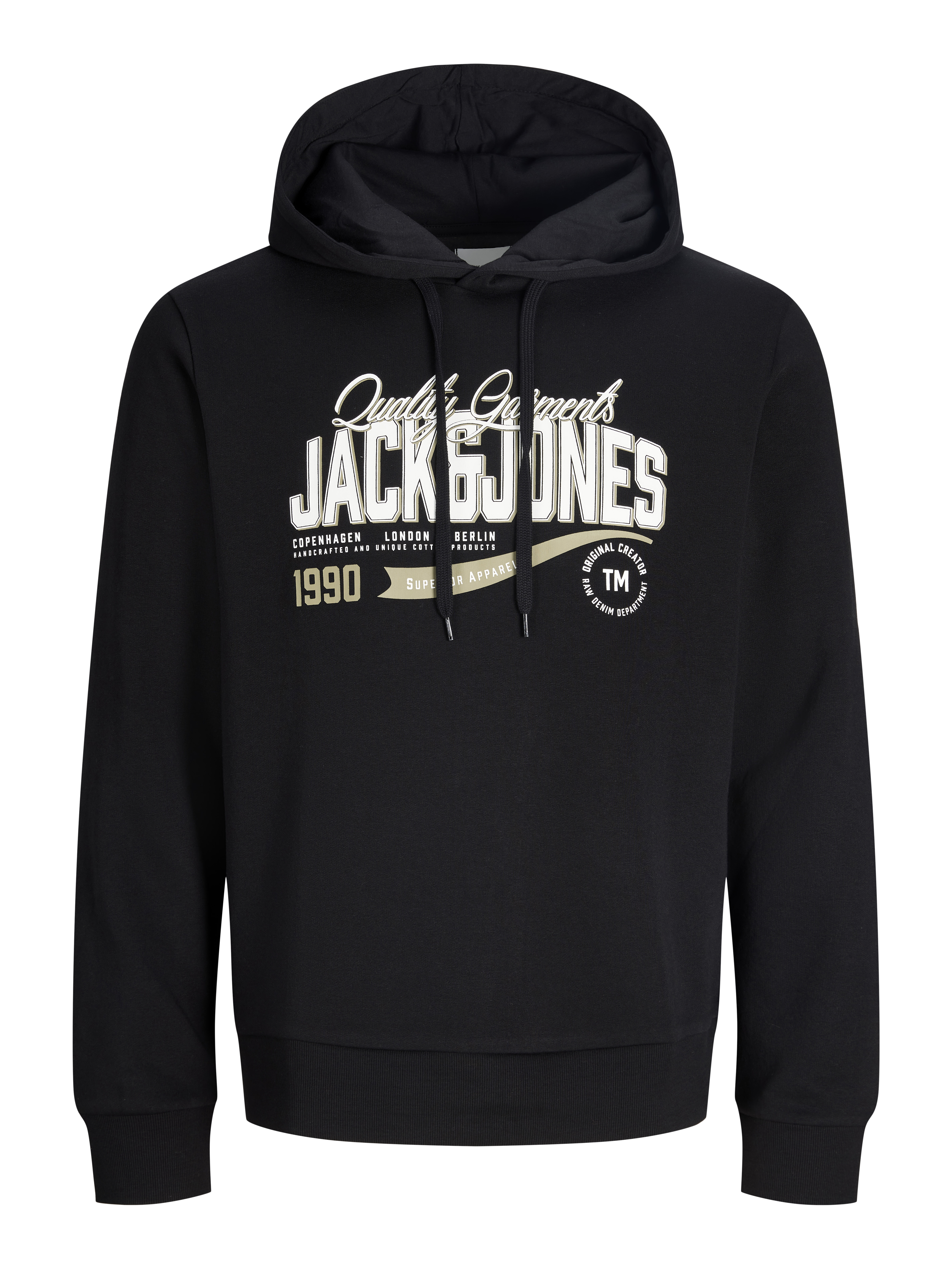 Regular Fit Hoodie Set sleeves Sweatshirt | Jack & Jones