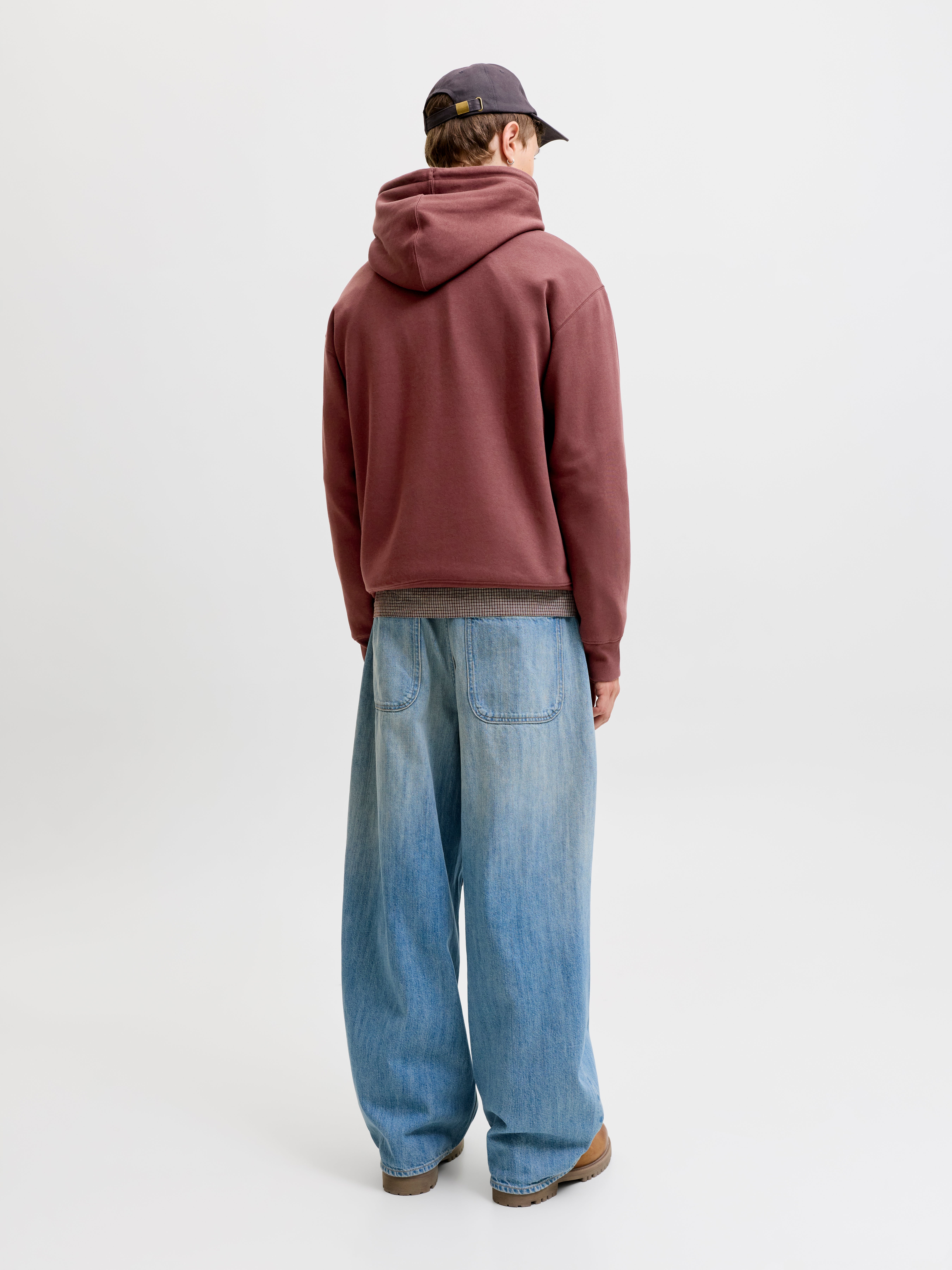 Chandail ouaté à capuchon Coupe décontractée | Jack & Jones